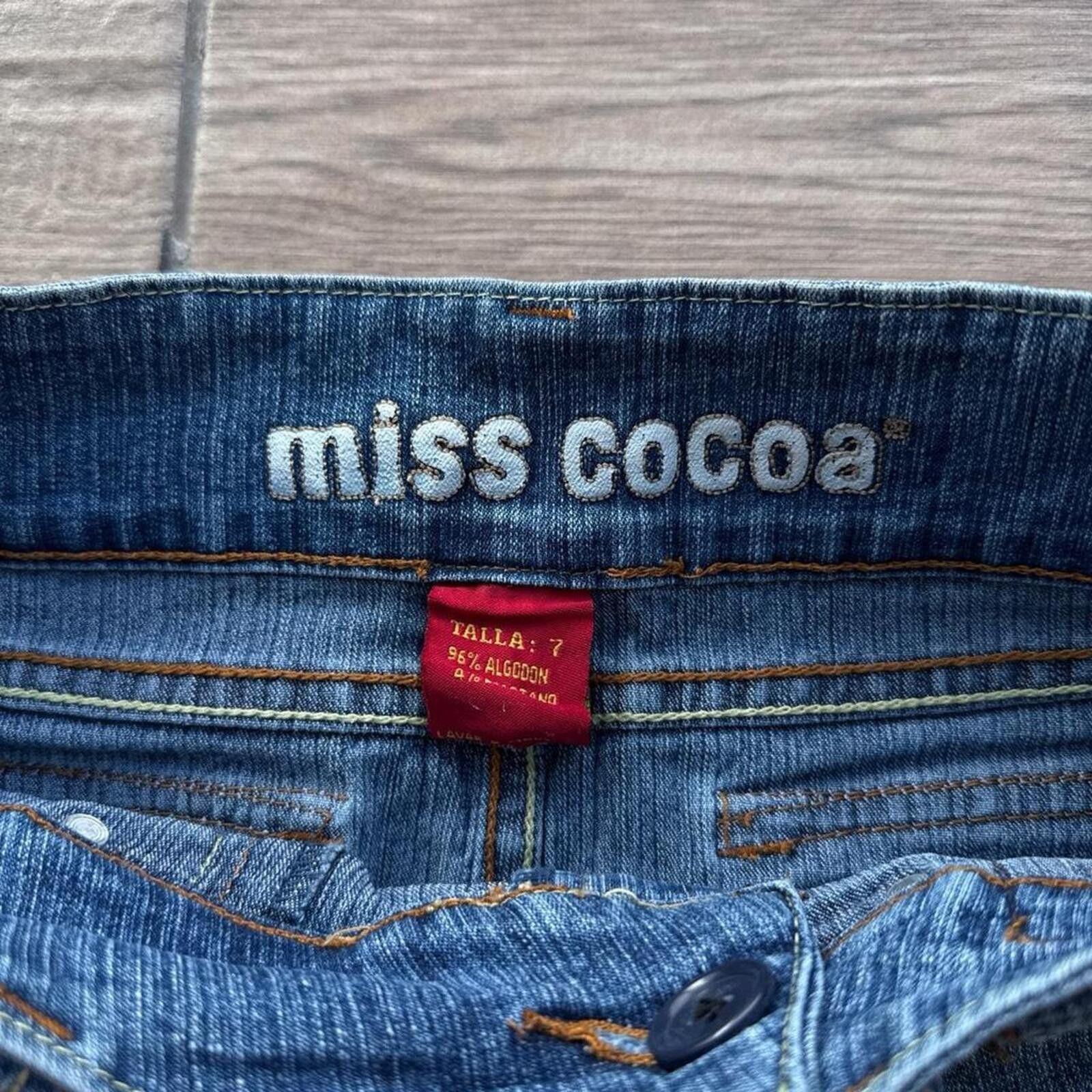 Other Y2K Miss Cocoa Denim Mini Skirt Size 30" / US 8 / IT 44 - 3 Thumbnail