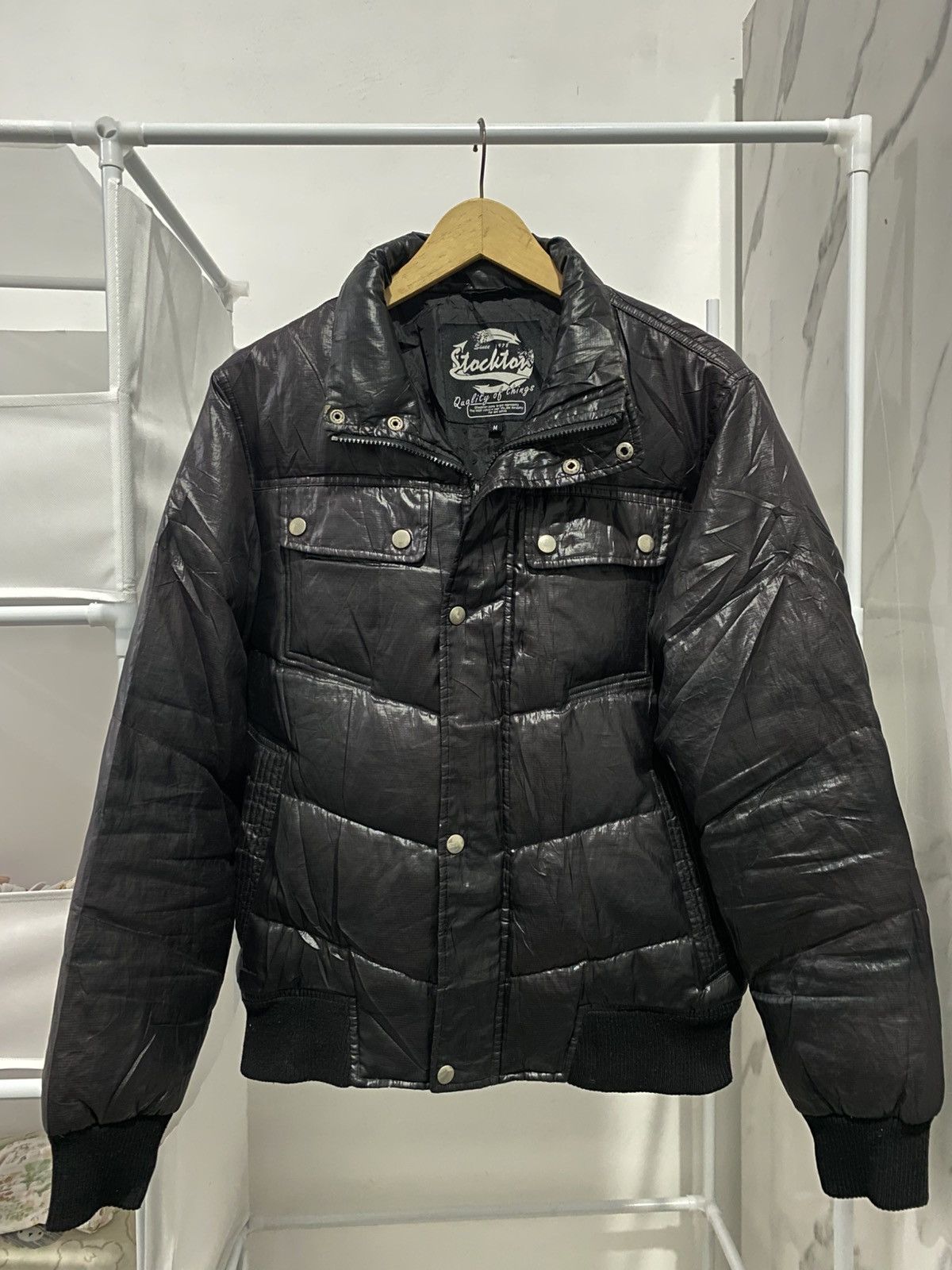 If Six Was Nine Stockton Japanese Black Puffer Jacket Vkei Punk Size US M / EU 48-50 / 2 - 1 Thumbnail
