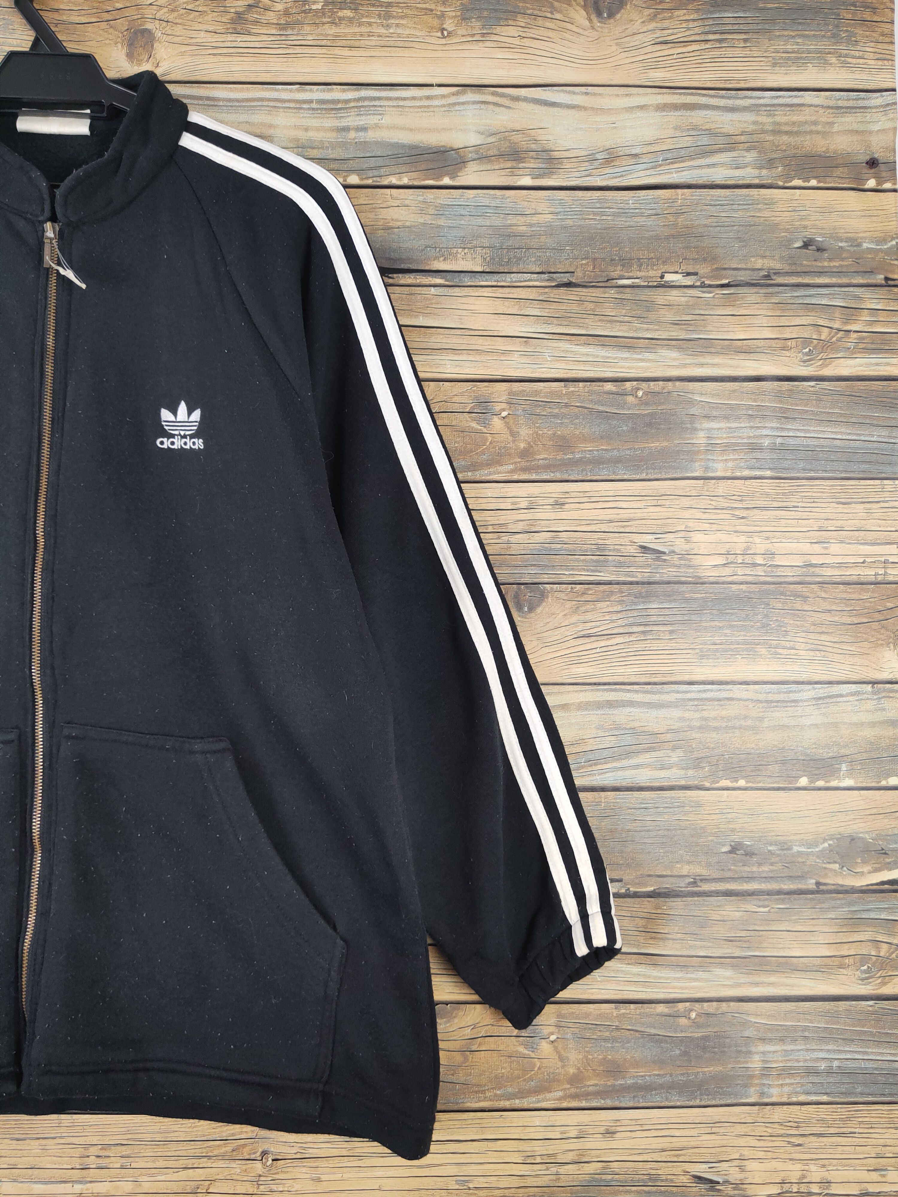 Adidas DL Adidas vintage Black Sweaters #571 Size US L / EU 52-54 / 3 - 6 Thumbnail