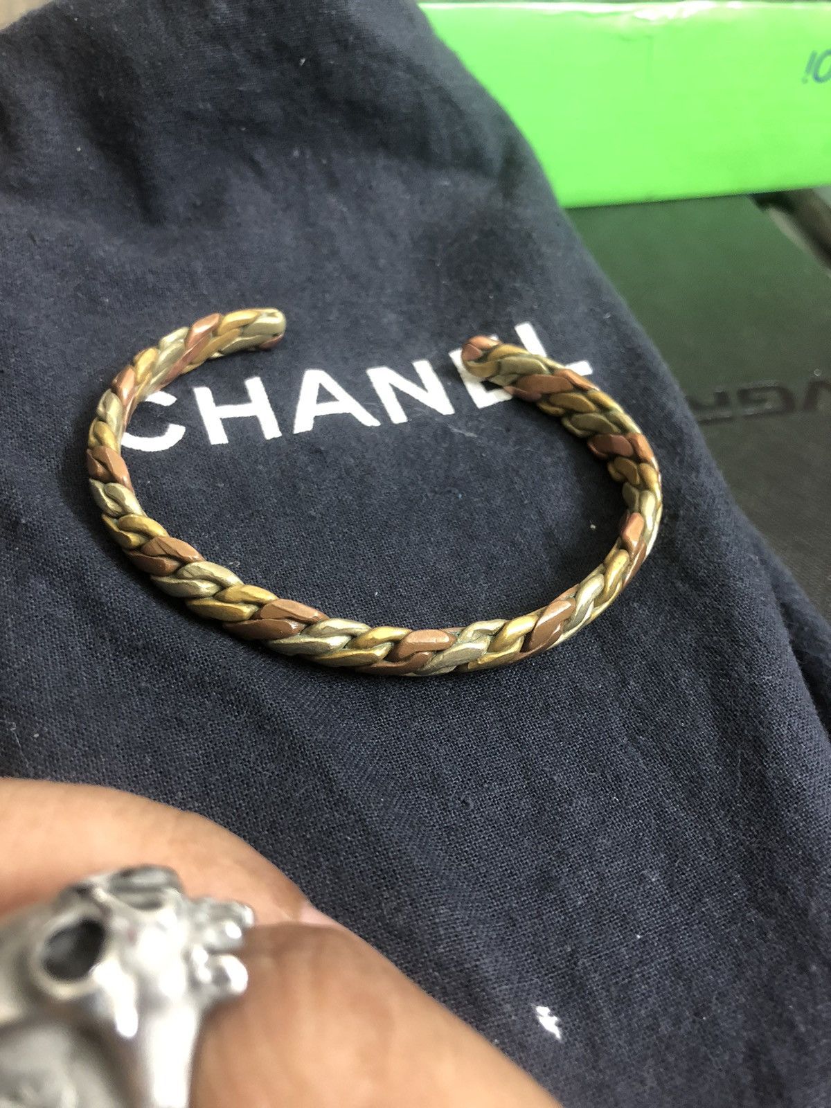 Vintage bangle brass Size ONE SIZE - 2 Thumbnail