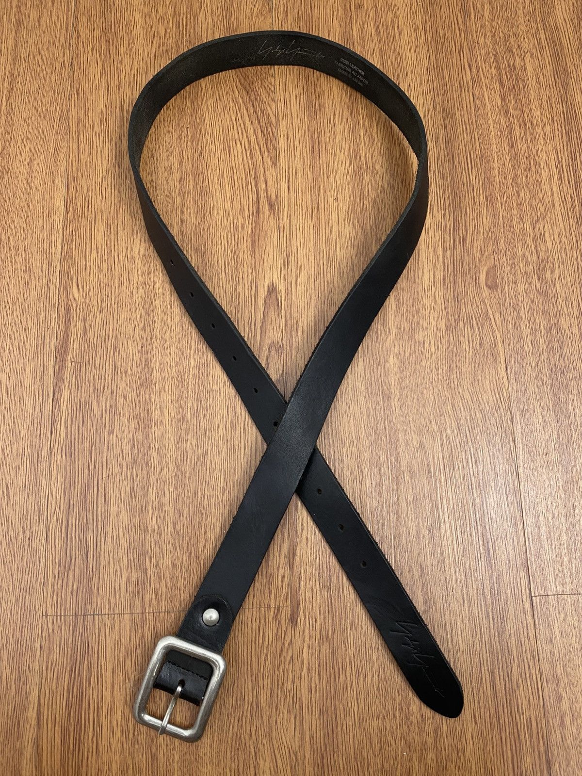 Yohji Yamamoto Yohji yamamoto classic leather belt Size ONE SIZE - 1 Thumbnail
