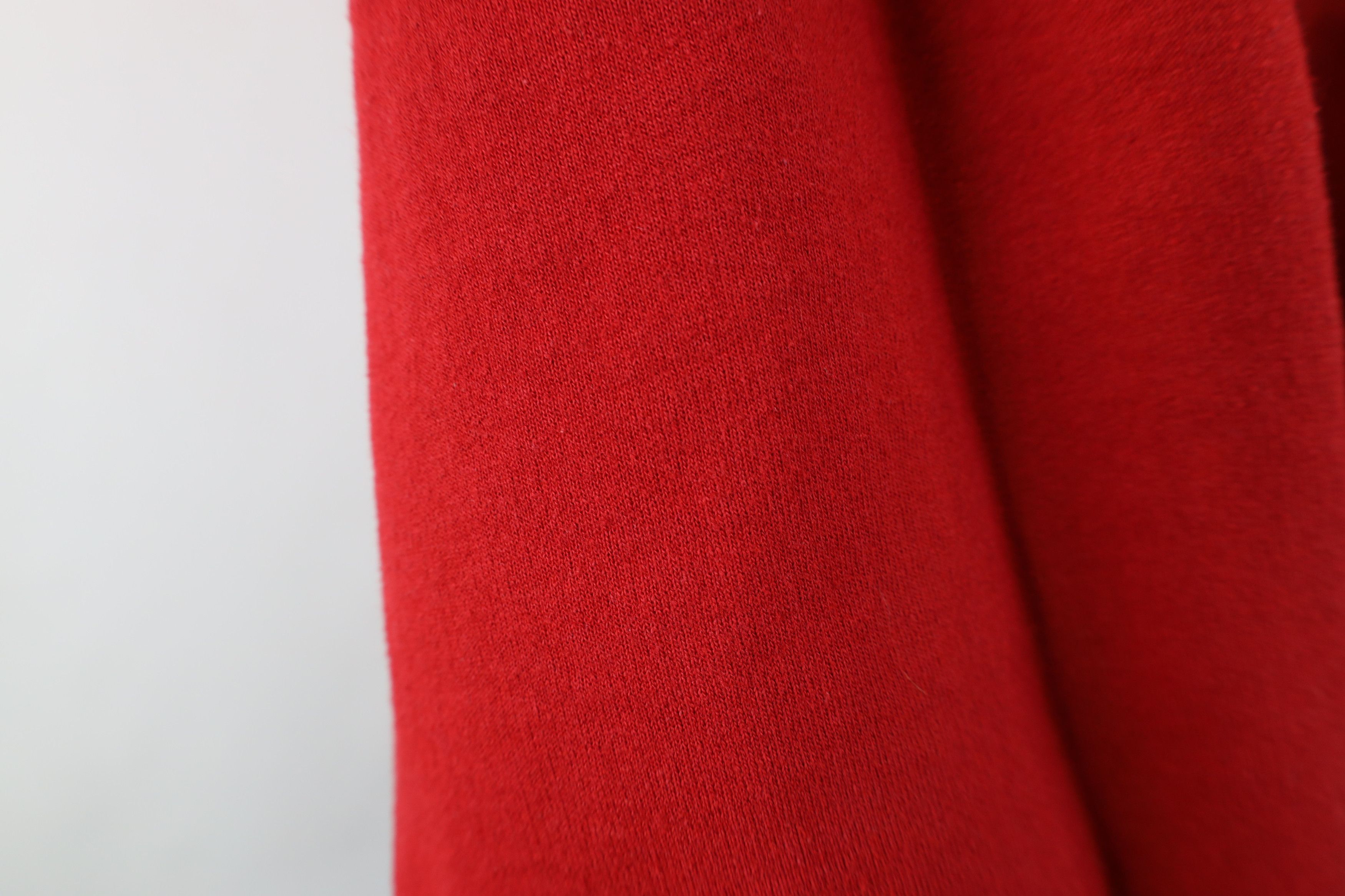 Adidas Vintage Y2K Adidas Blank Heavyweight Hoodie Sweatshirt Red Size US L / EU 52-54 / 3 - 6 Thumbnail