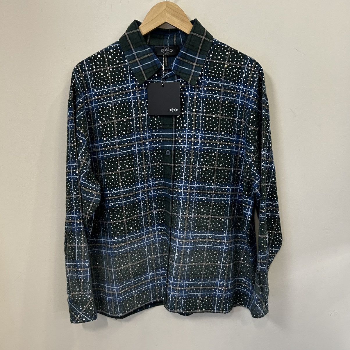 HMDD HMDD Disco Flannel Blue Green Size US M / EU 48-50 / 2 - 1 Thumbnail