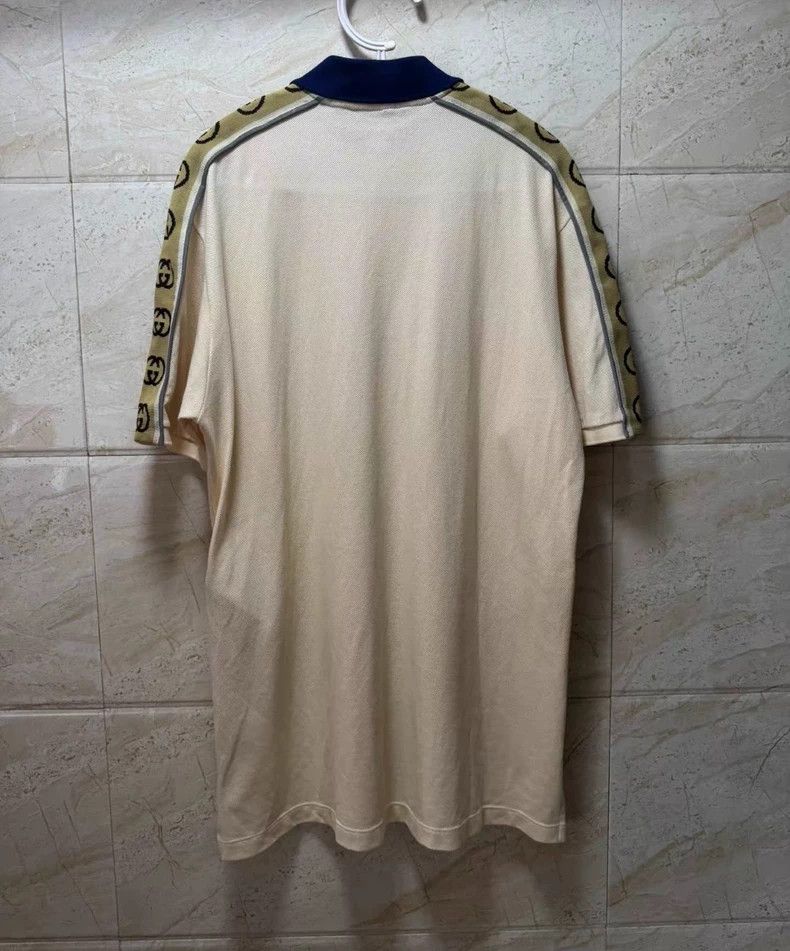 Gucci Gucci Double G string-labeled Polo shirt Size US XL / EU 56 / 4 - 6 Thumbnail