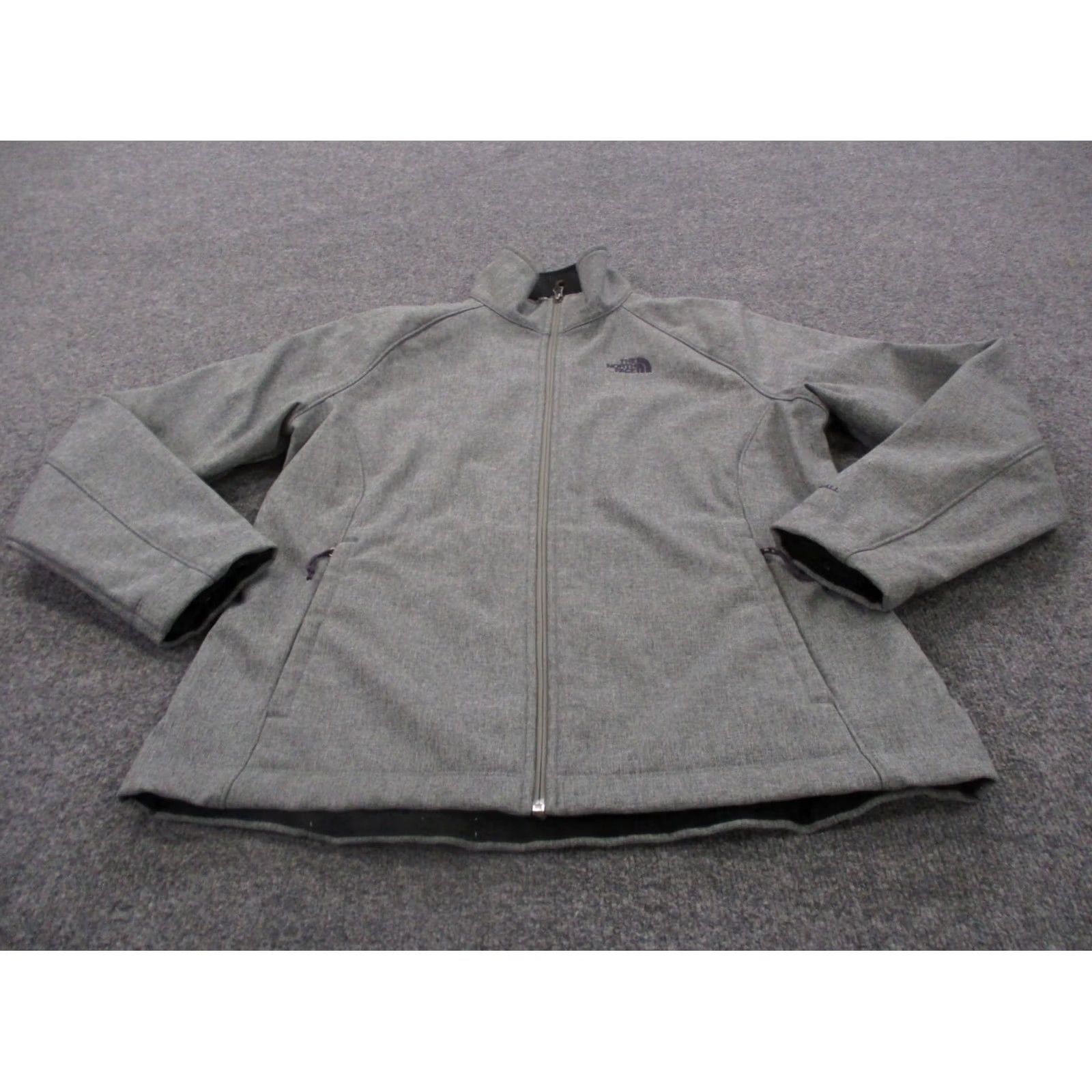 The North Face The North Face Jacket Womens XL Gray Softshell Lined Outdoors Hiking Windwall Coat Size XL / US 12-14 / IT 48-50 - 2 Thumbnail