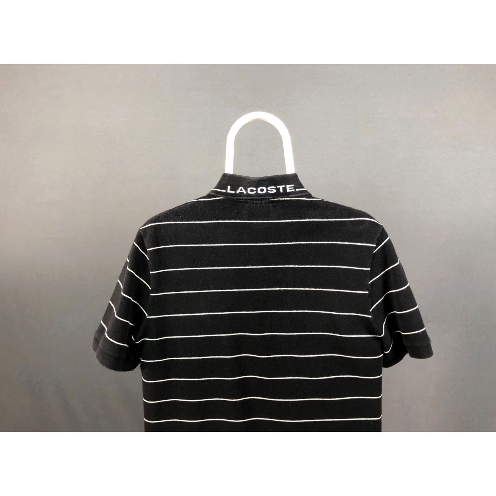 Lacoste Lacoste Polo Shirt Men’s Size 3 Black Striped Short Sleeve Collared 100% Cotton Jersey Embroidered Logo Classic Vintage: No Size US S / EU 44-46 / 1 - 5 Thumbnail