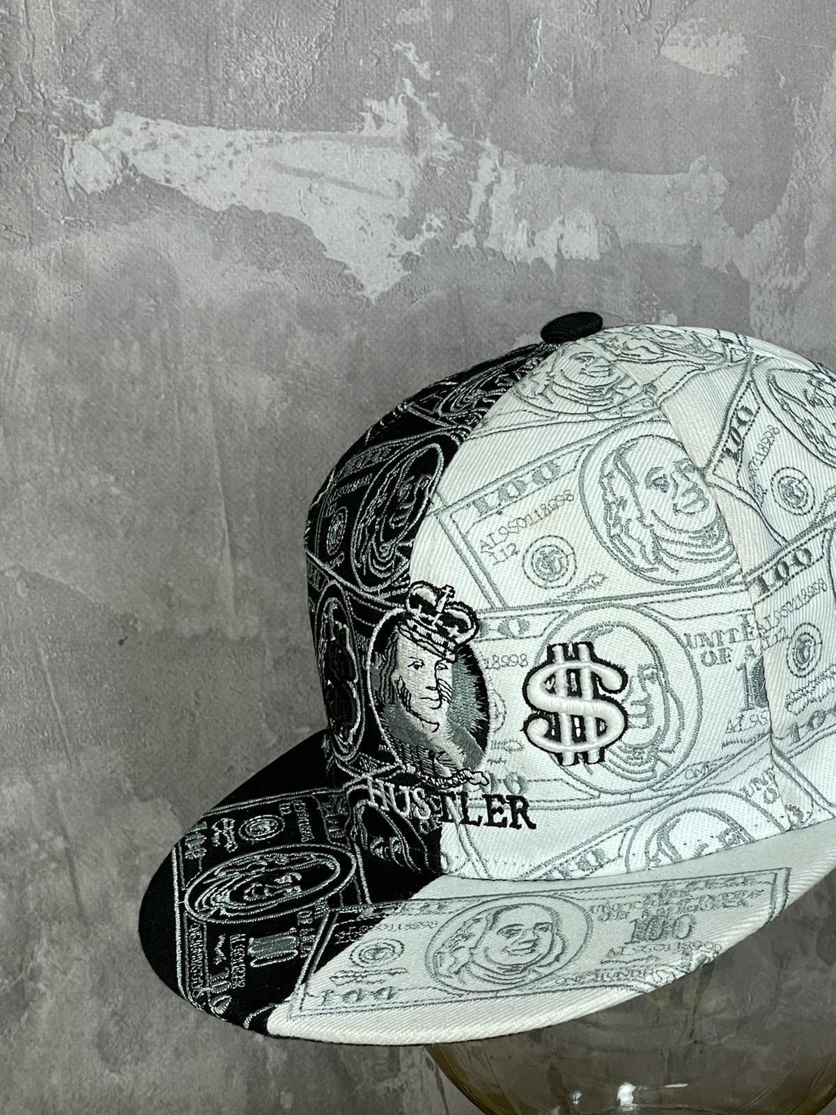 New Era New Era Dollars Vintage Cash Rap Snap Back Size ONE SIZE - 5 Thumbnail