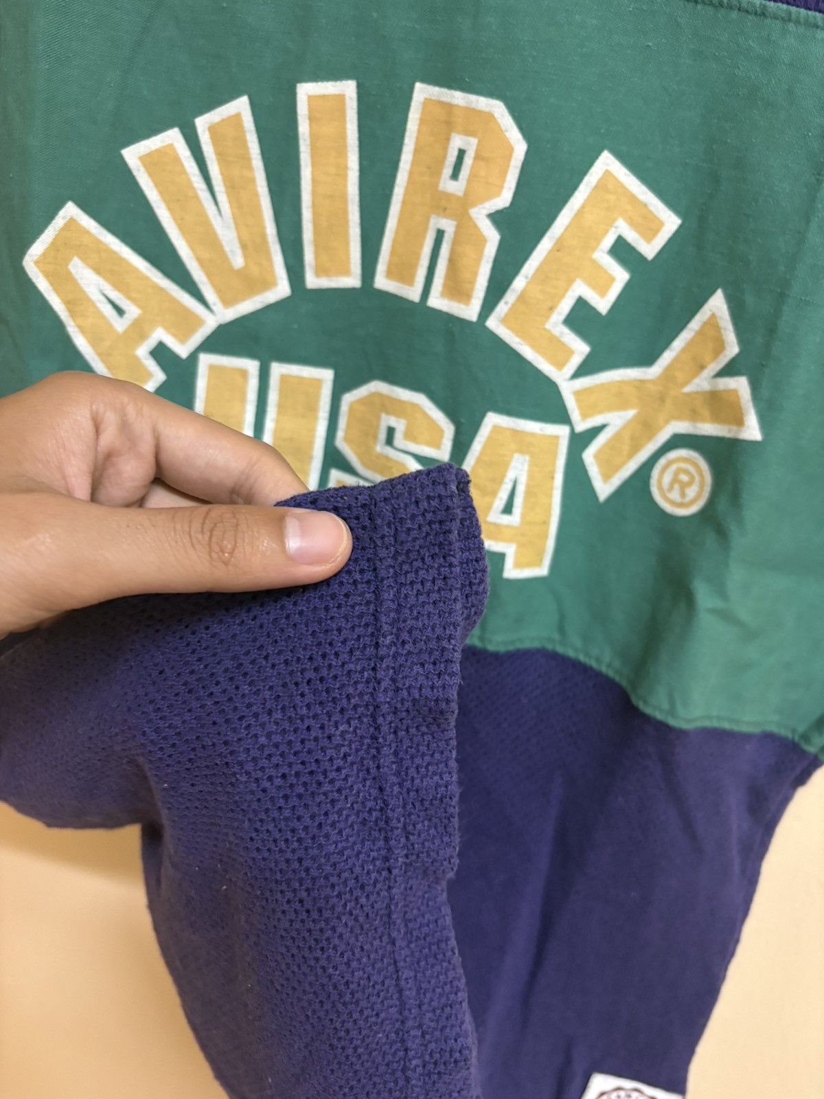 Avirex Vintage 90s Avirex USA American Collegiate Knit Mesh Tee Size US M / EU 48-50 / 2 - 11 Thumbnail