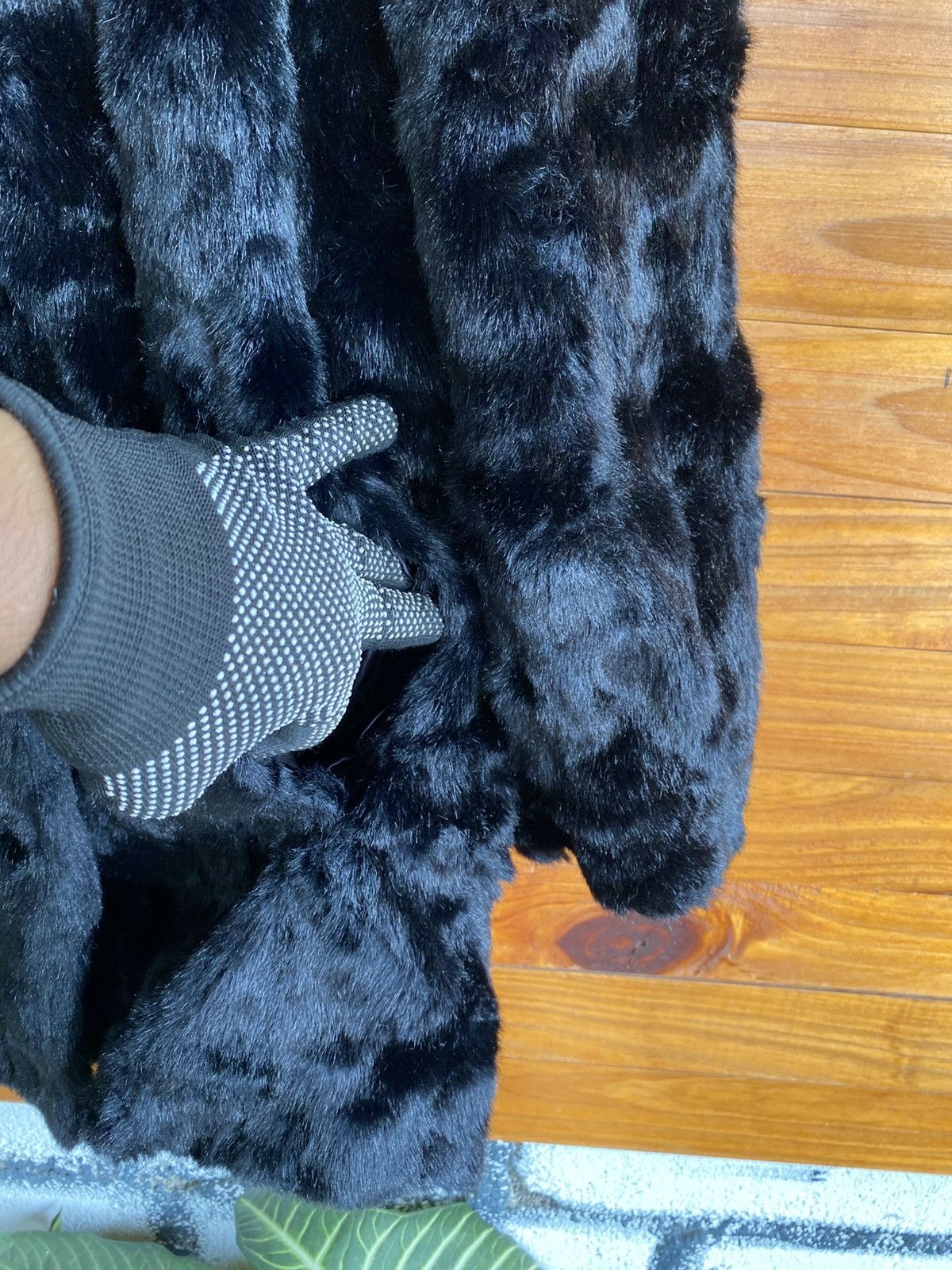 Vintage Vintage Jean Louis de Paris Faux Fur Coat Black Winter Coat Size M / US 6-8 / IT 42-44 - 6 Thumbnail