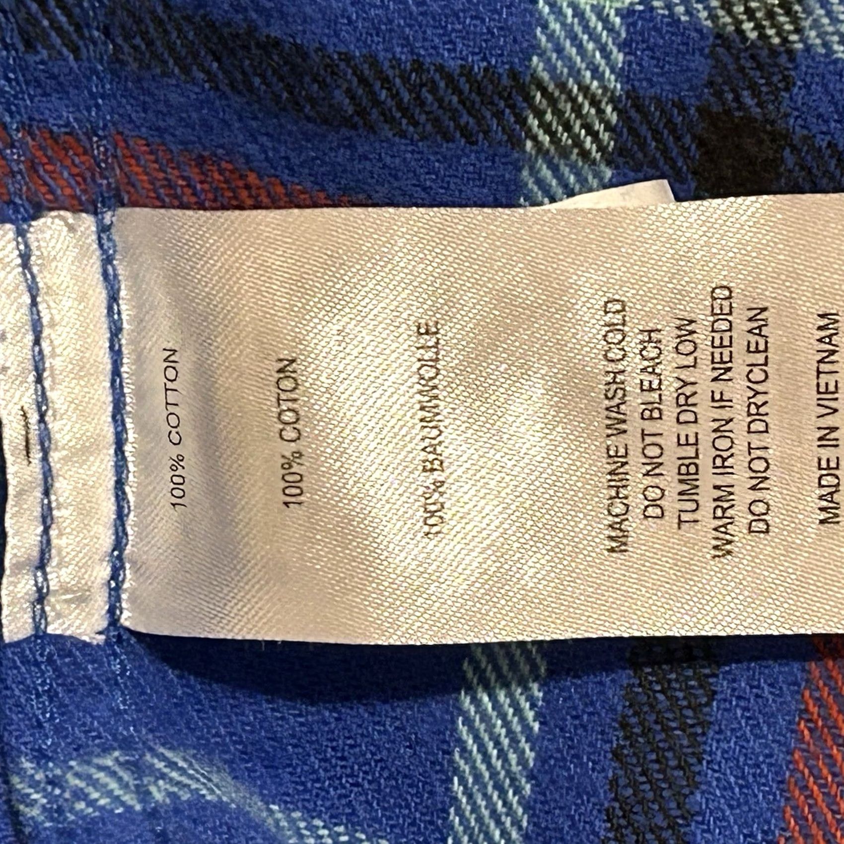 Topo Designs Topo Designs Mountain Button Up Plaid Shirt Long Sleeve Womens Medium Blue Cotton Knit Pocket Casual Workwear Outdoor Urban Fashion 90s? Size M / US 6-8 / IT 42-44 - 5 Thumbnail