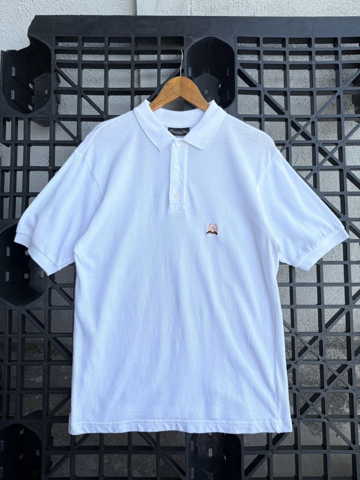 Christian Dior Monsieur Vintage CD Embroidery Christian Dior Monsieur Polos Size US M / EU 48-50 / 2 - 1 Thumbnail