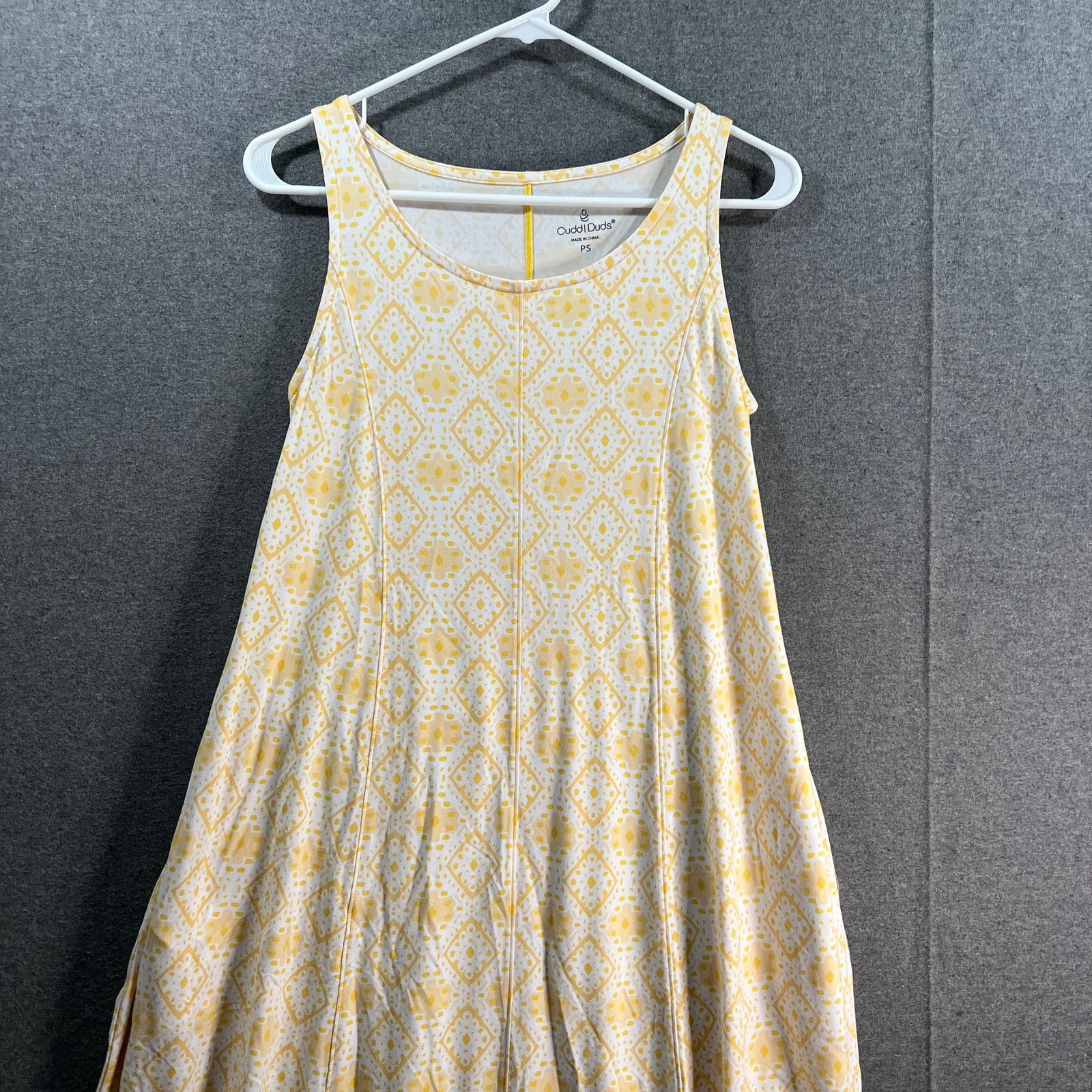 Other Cuddl Duds Petite Flexwear Paneled Maxi Dress Yellow Size S / US 4 / IT 40 - 4 Thumbnail