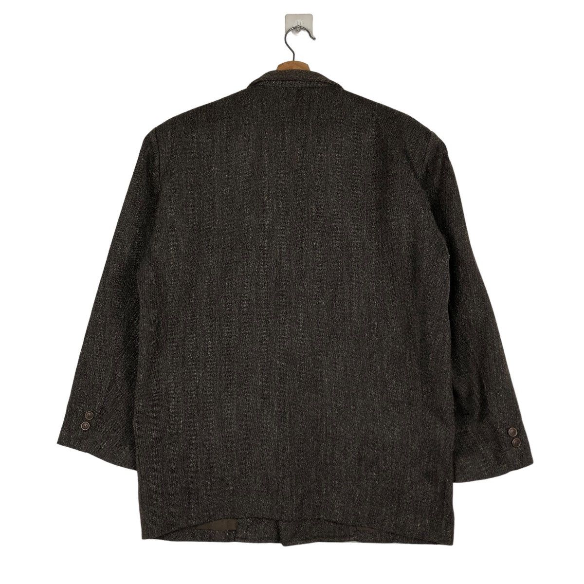 Issey Miyake 🔥VINTAGE ISSEY MIYAKE MEN WOOL HERRINGBONE DOUBLE BREAST Size US S / EU 44-46 / 1 - 10 Thumbnail