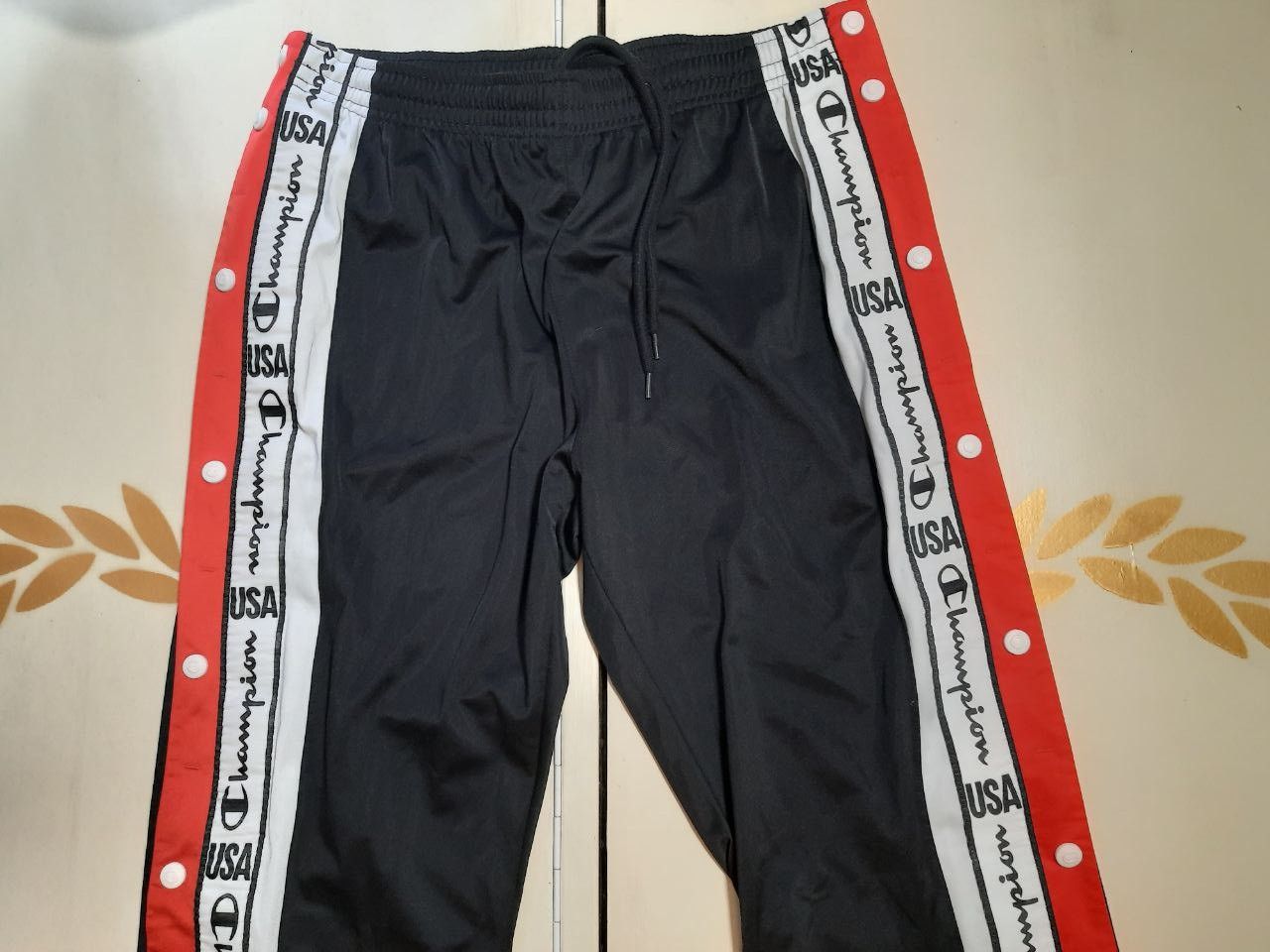 Champion × Vintage Champion Full Snap Button Track Pants 90's Vintage Size US 34 / EU 50 - 3 Thumbnail