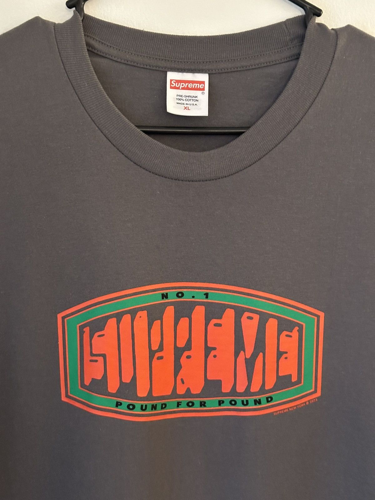 Supreme Supreme Pound Tee Size US XL / EU 56 / 4 - 2 Thumbnail