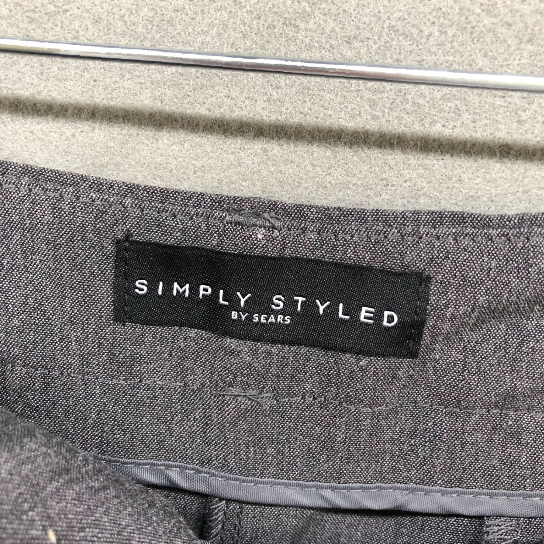Sears Sears Dress Pants Gray High Rise Bootcut Womens 10 Polyester Blend Workwear Formal Clothing Pants Size 32" / US 10 / IT 46 - 7 Thumbnail