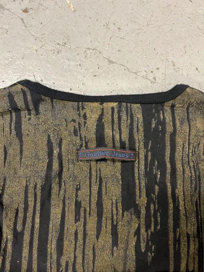 Jean Paul Gaultier × Vintage FW1998 Jean Paul Gaultier Olive Velvet Long Dress Size M / US 6-8 / IT 42-44 - 7 Thumbnail