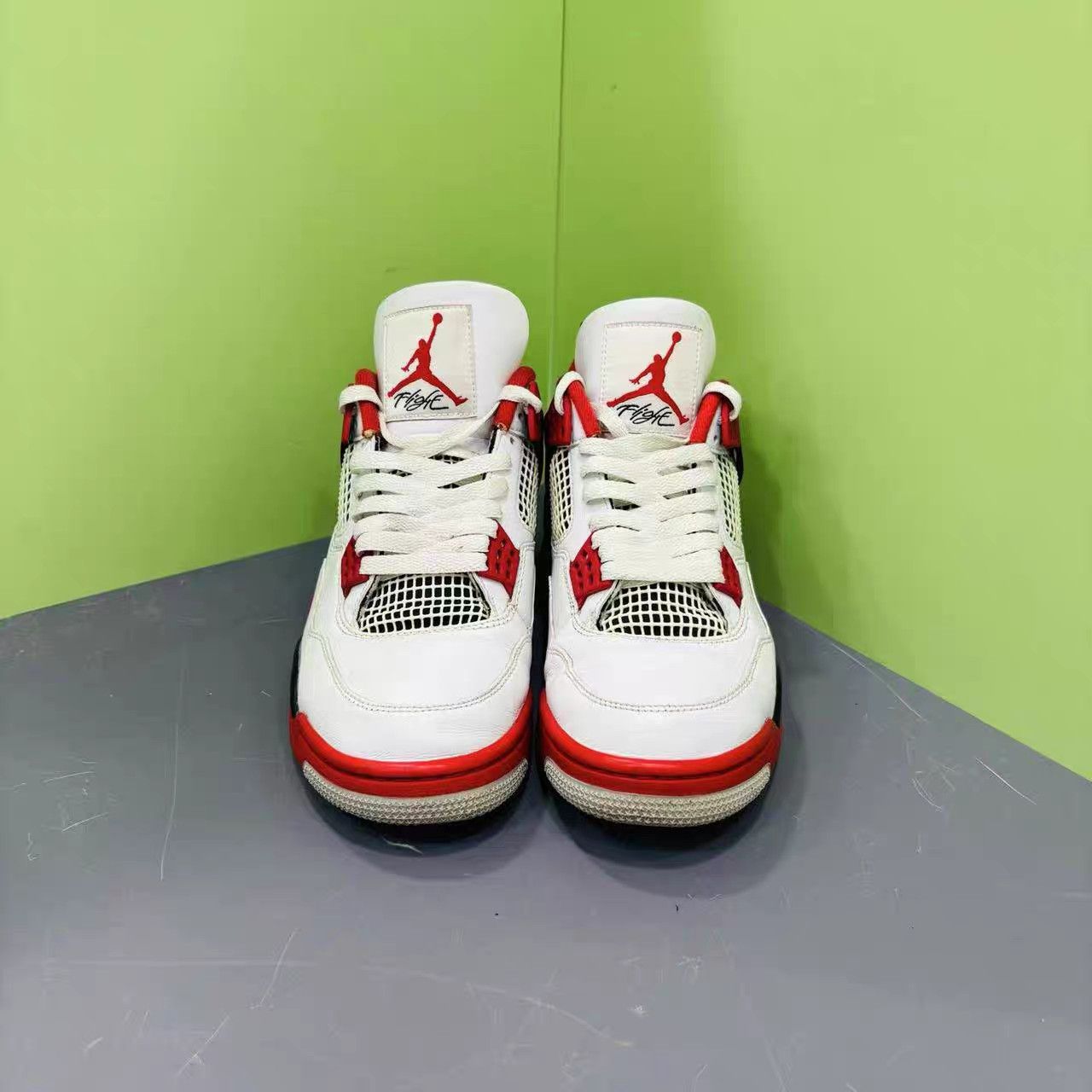 Jordan Brand Air Jordan 4 Retro Fire Red K15 Size US 9.5 / EU 42-43 - 1 Thumbnail
