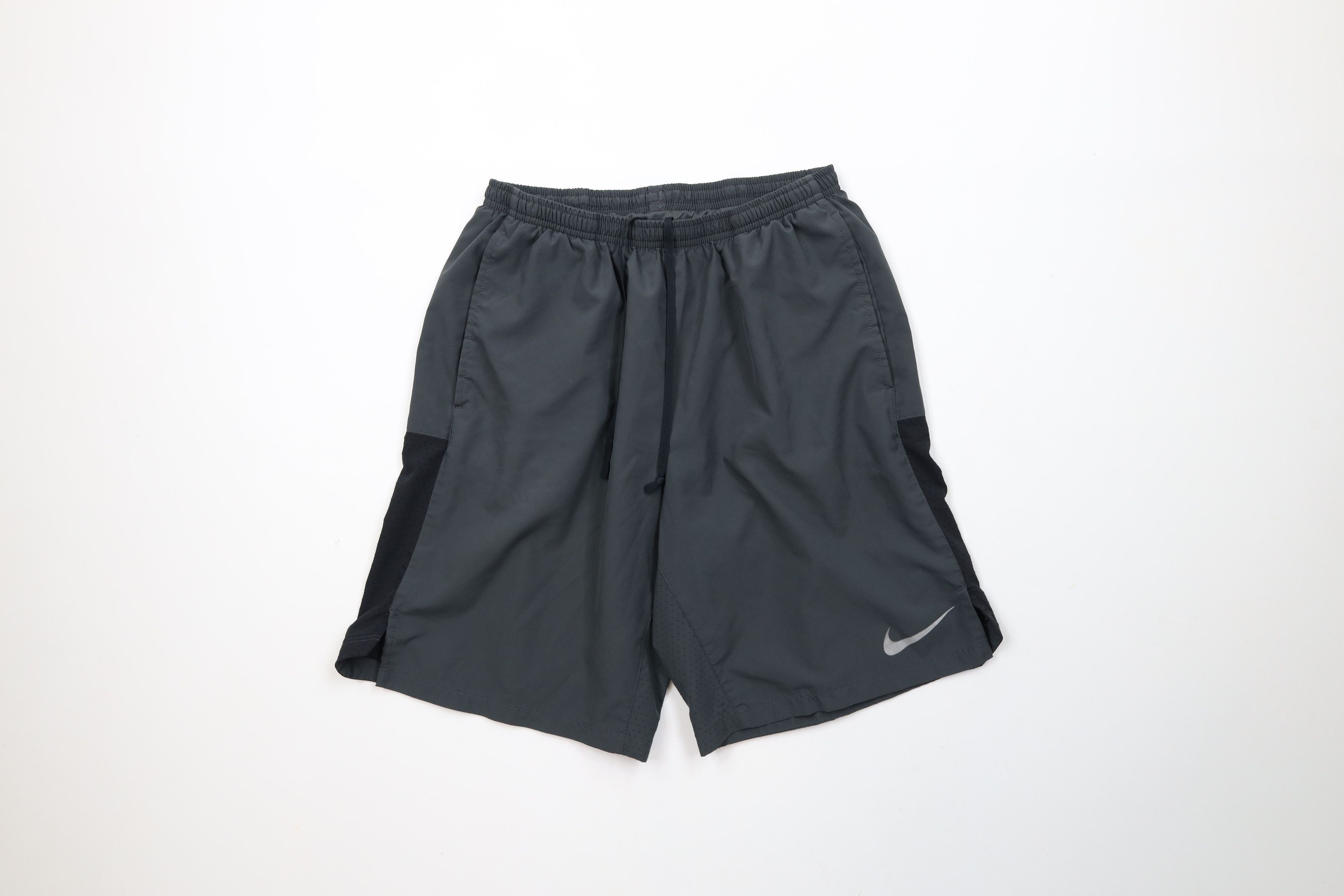 Nike × Vintage Vintage Nike Big Swoosh Lined Running Jogging Gym Shorts Size US 32 / EU 48 - 1 Thumbnail