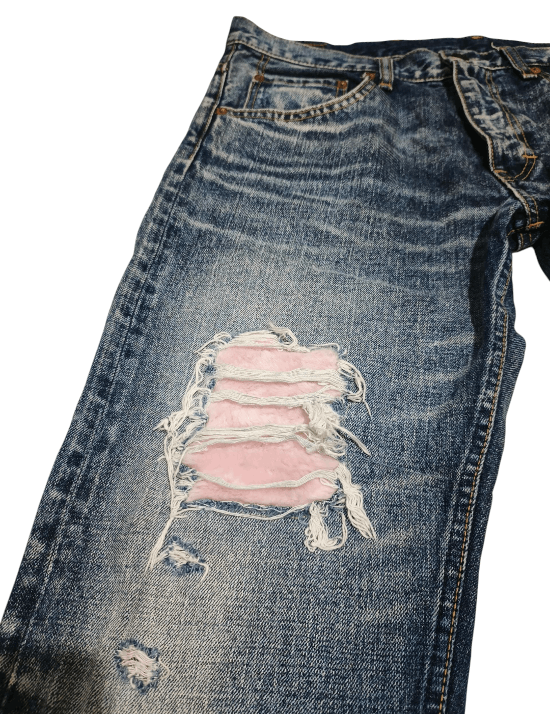 Hysteric Glamour RNA INC Hysteric Glamour Patchwork Jeans Size US 32 / EU 48 - 3 Thumbnail