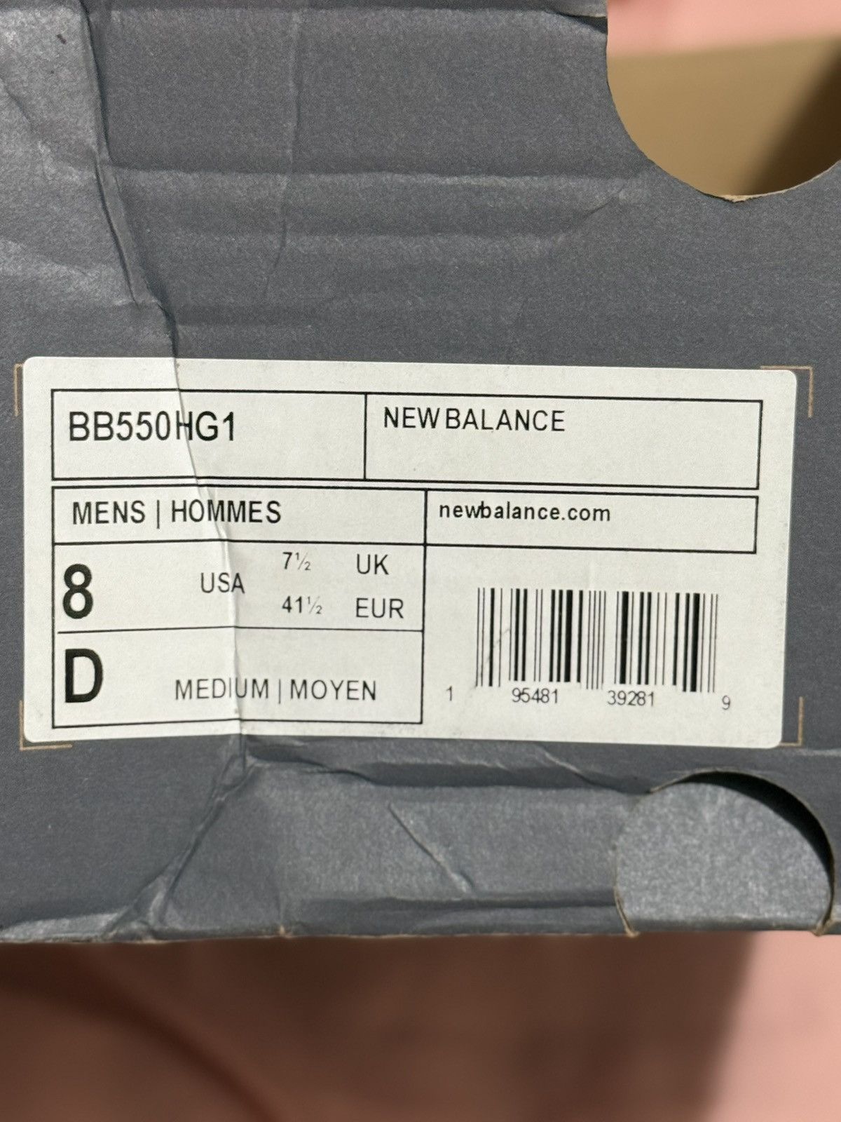 New Balance New Balance 550 Orange White Black Size US 8 / EU 41 - 7 Thumbnail