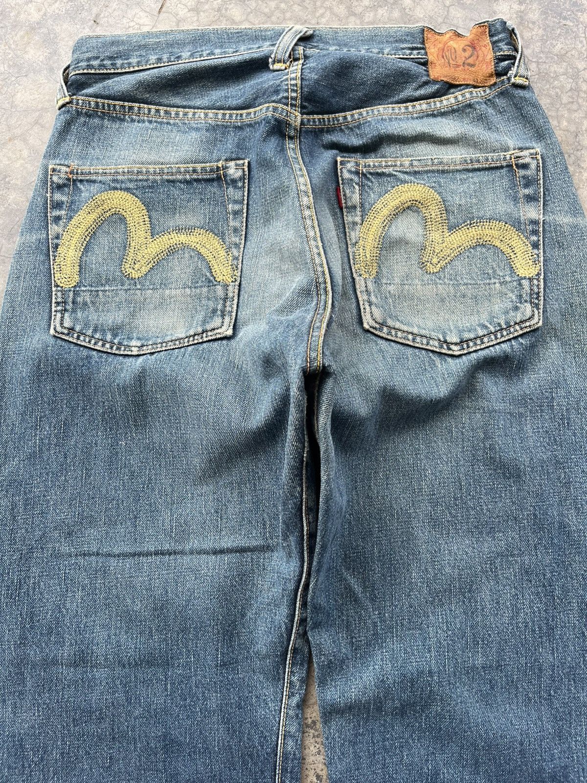 Evisu Vintage Evisu No 2 Embroidded Seagulls Selvedge Denim Size US 29 - 10 Thumbnail