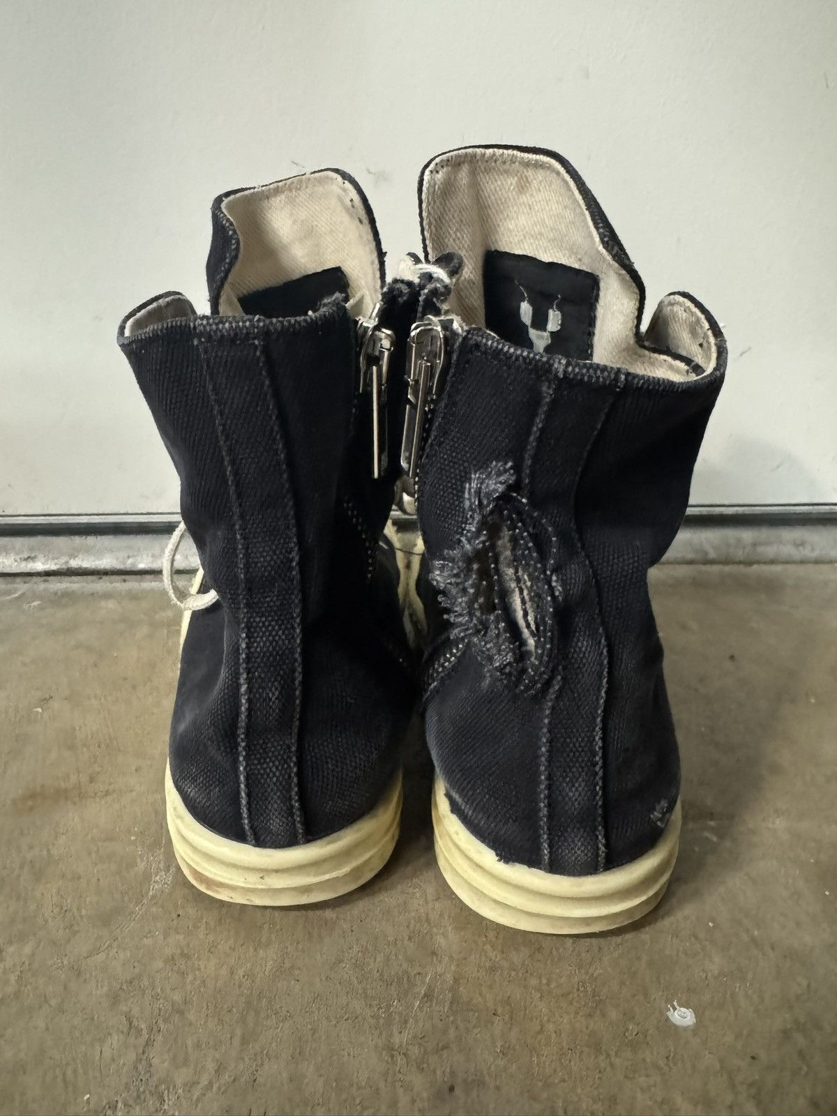 Rick Owens Rick Owens DRKSHDW Ramones High Top Sneakers Size US 8.5 / IT 38.5 - 3 Thumbnail