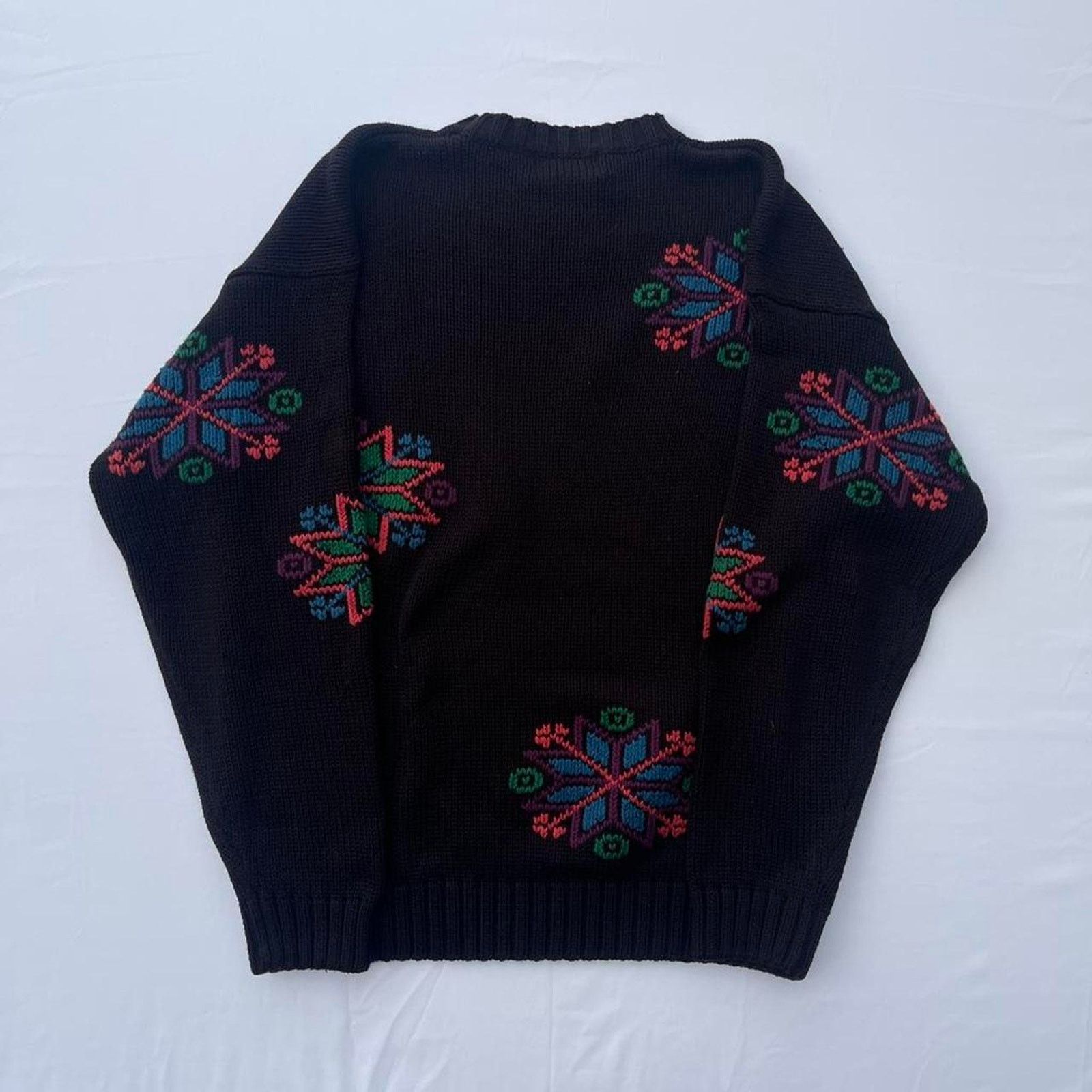 Eddie Bauer Vtg Eddie Bauer Sweater Mens Large Snowflake Pattern Design Size US L / EU 52-54 / 3 - 3 Thumbnail