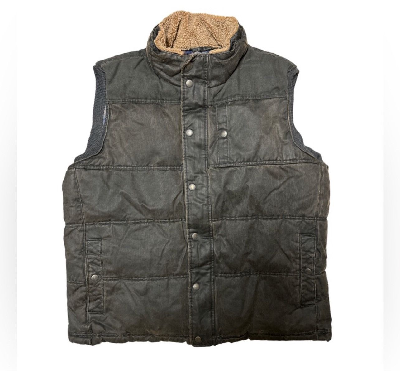 FatFace Denim Fleece Lined FatFace UK Paignton Gilet Brown Vest Size US XXL / EU 58 / 5 - 5 Thumbnail