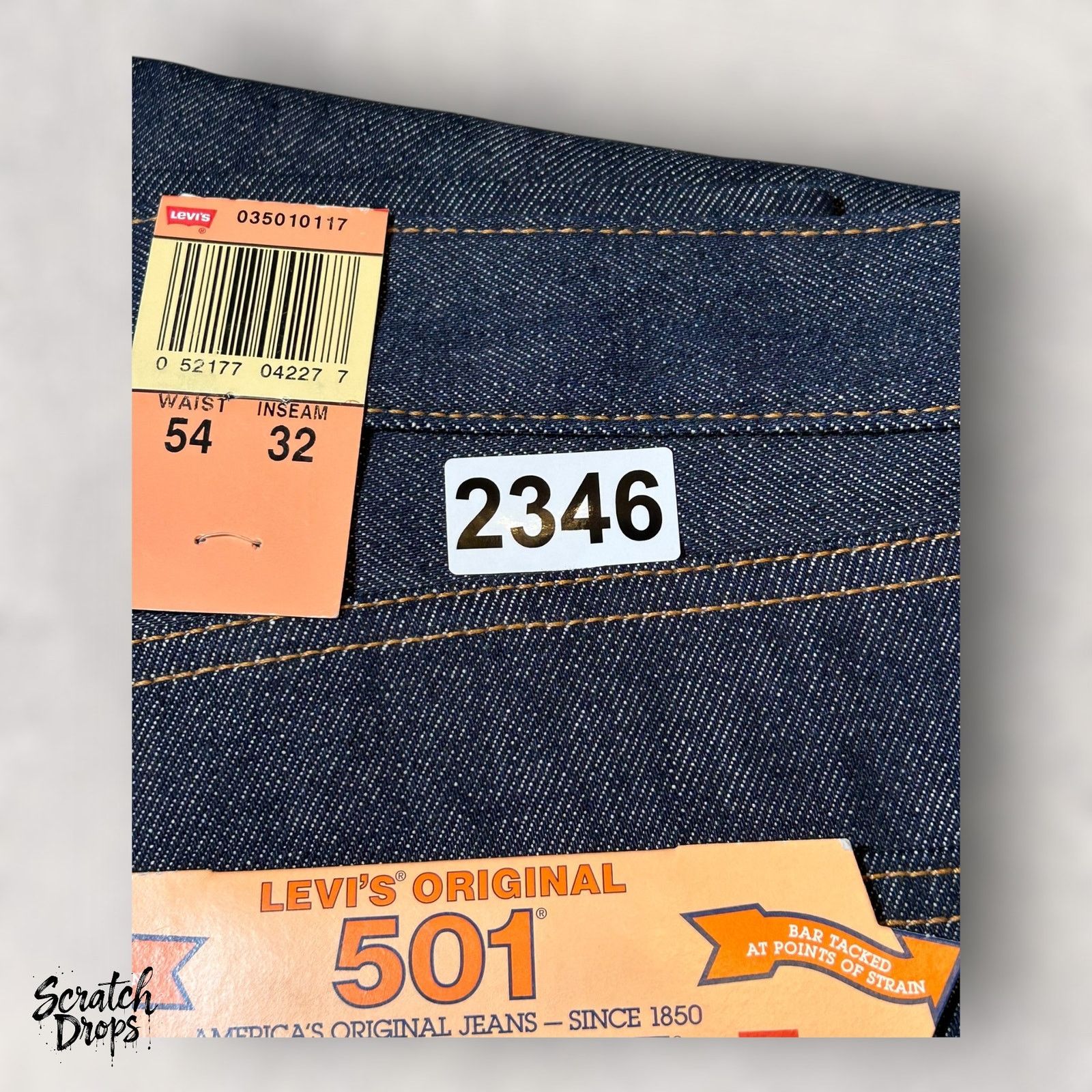 Levi's Vintage Levi’s 501xx Shrink-to-Fit Jeans USA W58 L34 501 NWT Size US 42 / EU 58 - 6 Thumbnail