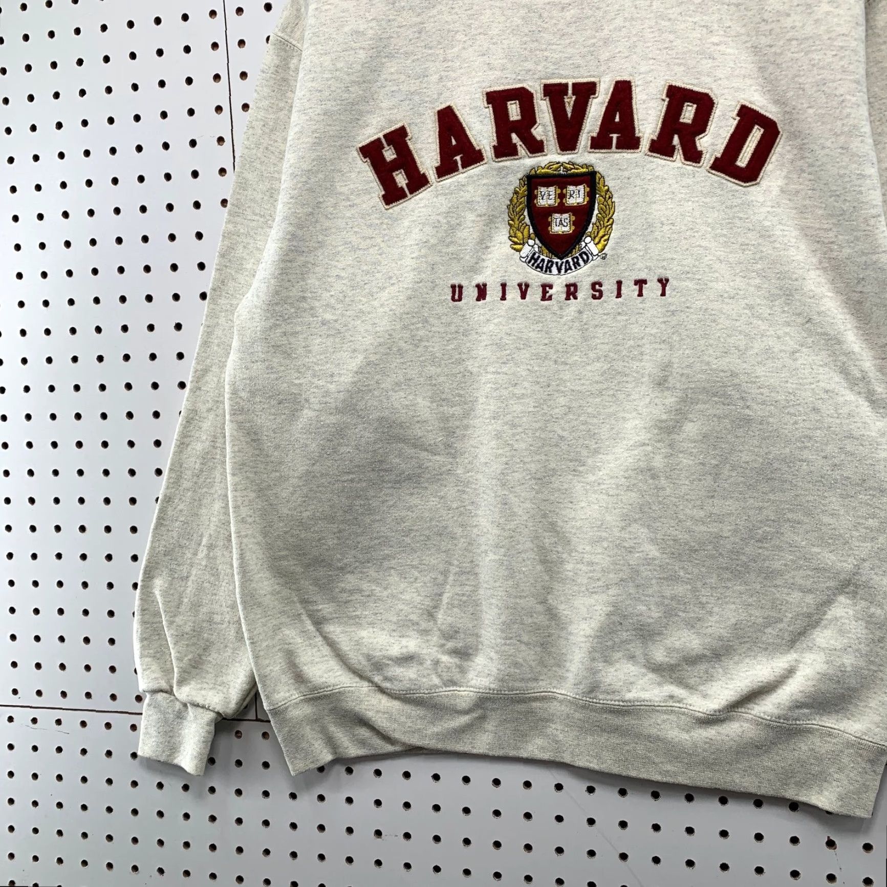 Champion VINTAGE Harvard University Sweatshirt Mens Large Gray Embroidered Fleece Crewneck Size US L / EU 52-54 / 3 - 3 Thumbnail