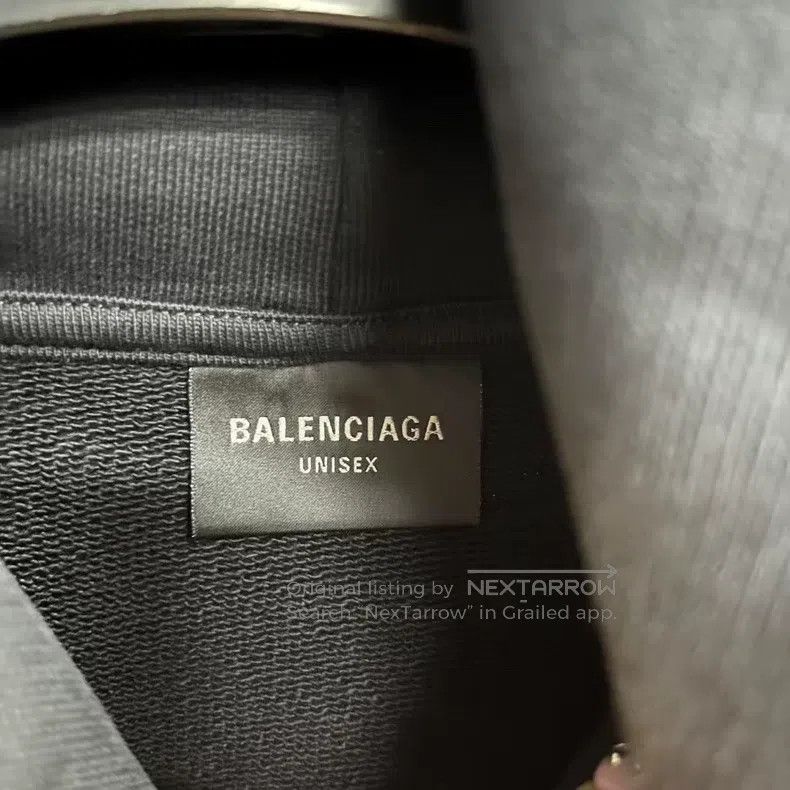 Balenciaga Balenciaga Black Letter Print Hooded Long Sleeve Sweatshir Size US XXS / EU 40 - 2 Thumbnail