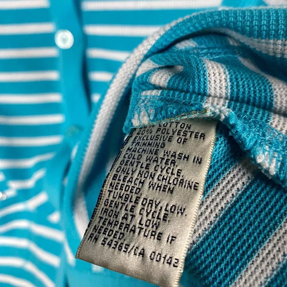 Other Allison Daley Button Up Top Women's Striped Short Sleeve PL Size L / US 10 / IT 46 - 5 Thumbnail