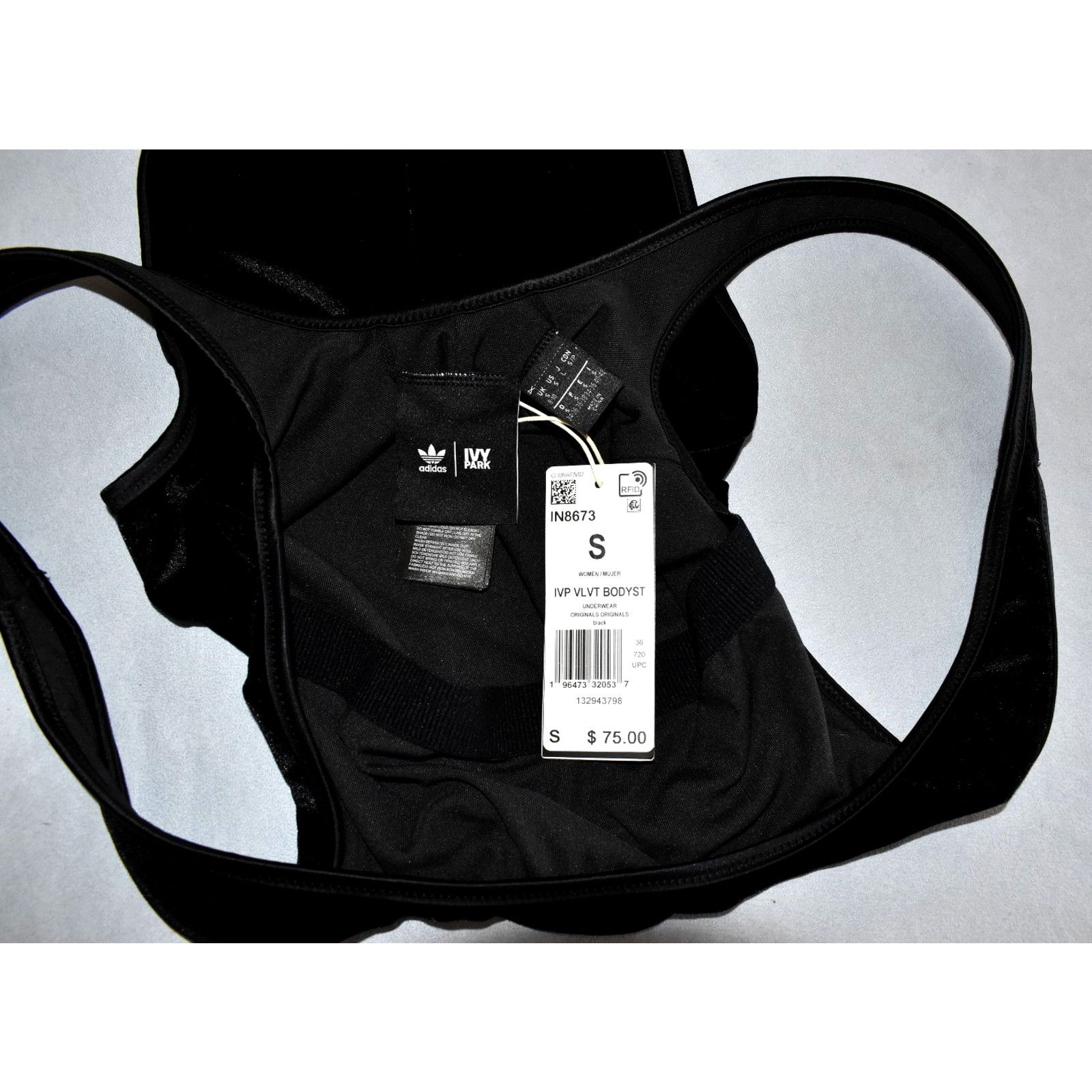 Adidas NWT ADIDAS X IVY PARK Originals Black Bodysuit Size S $75 Size S / US 4 / IT 40 - 5 Thumbnail