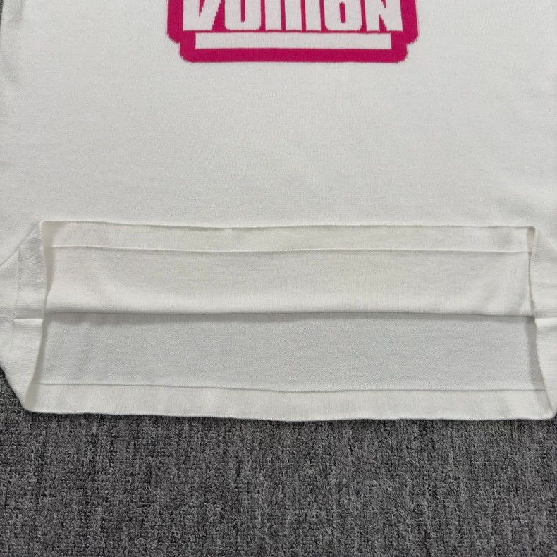 Louis Vuitton LOUIS VUITTON White and Pink Logo Short Sleeve 2501-Nextarr Size US L / EU 52-54 / 3 - 4 Thumbnail