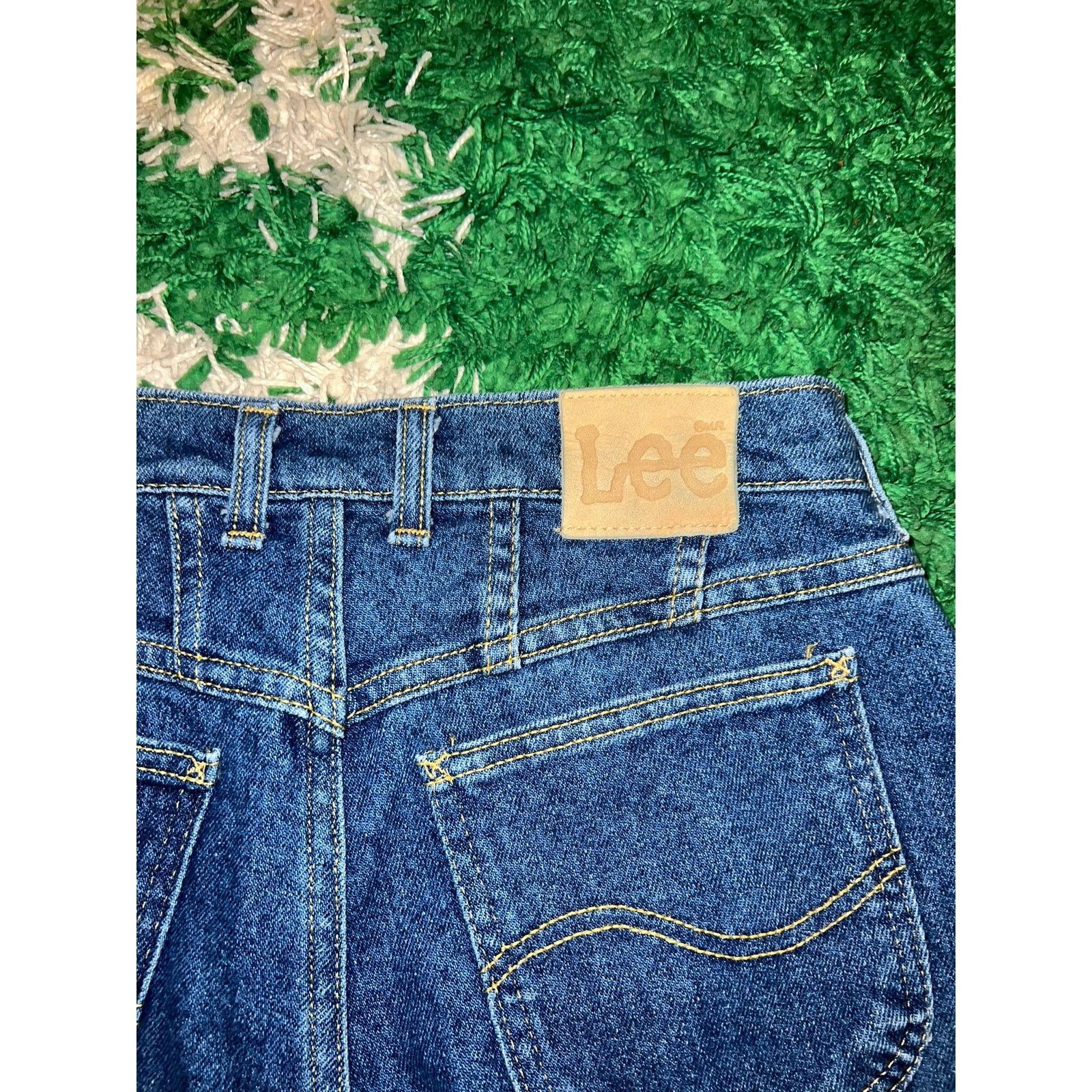 Lee Vintage Women's Lee Petite Blue Denim Jeans Bottoms VTG 12 P Size 34" / US 12 / IT 48 - 9 Thumbnail