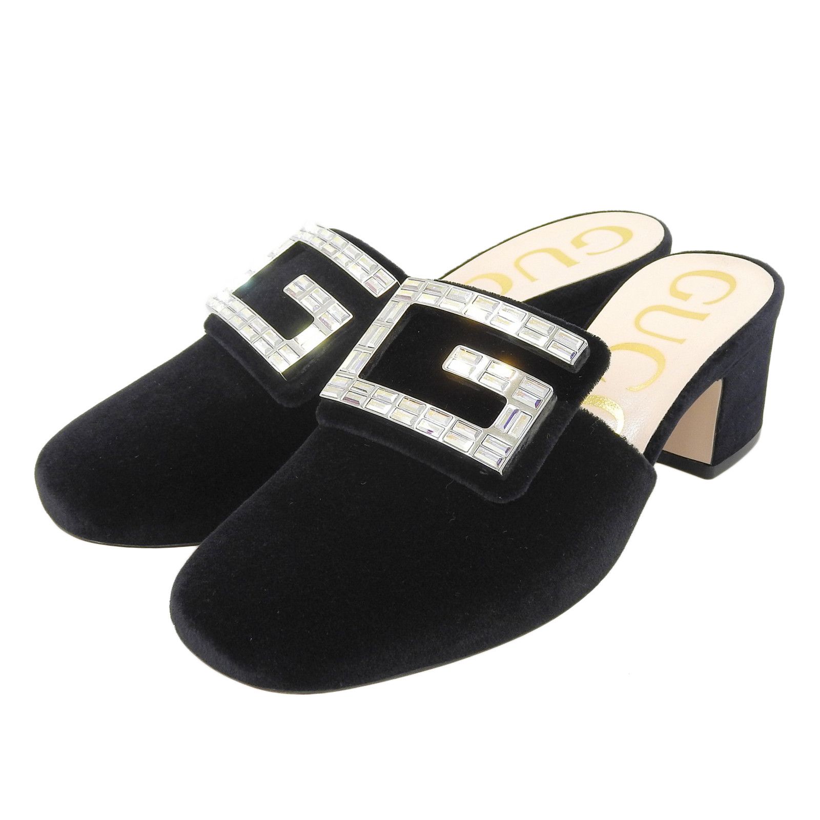 Gucci Gucci Gucci Softy Velvet Mule Textile Shoes 551438 DUTY FREE for USA Size ONE SIZE - 1 Thumbnail
