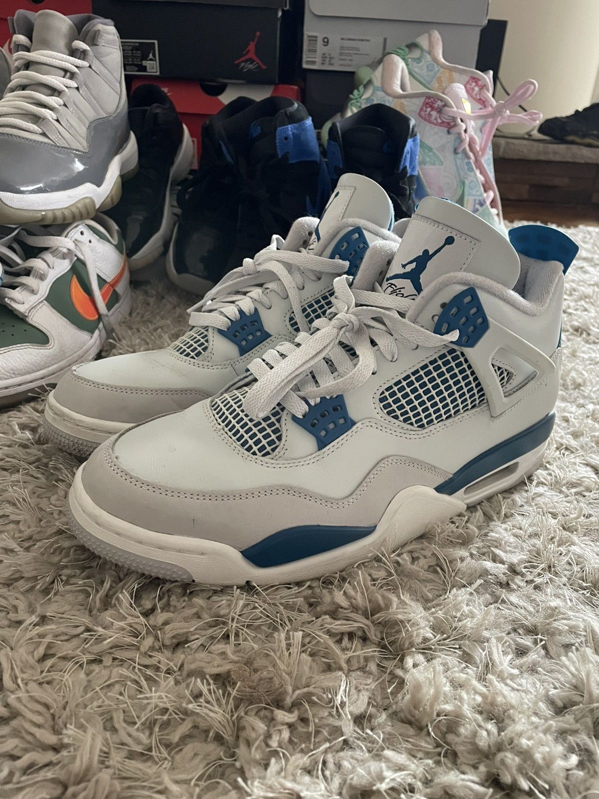 Jordan Brand Jordan 4 Military Blue Size US 11 / EU 44 - 1 Thumbnail