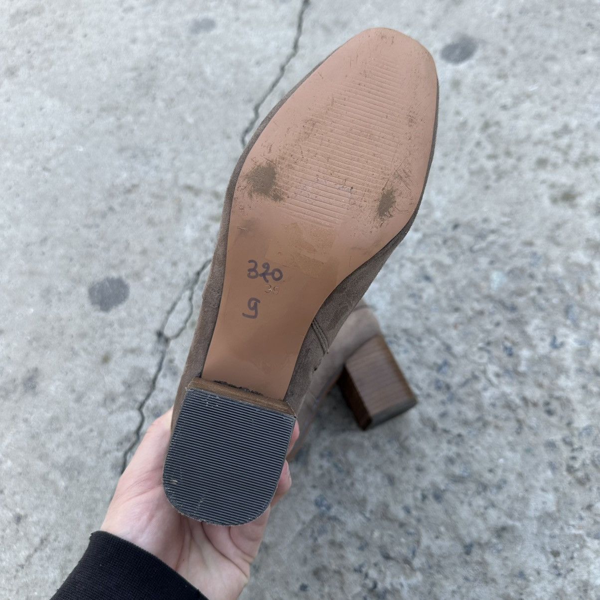 H&M Vintage Women’s Suede Heels Boots Shoes H&M Size 39 Size US 9 / IT 39 - 5 Thumbnail