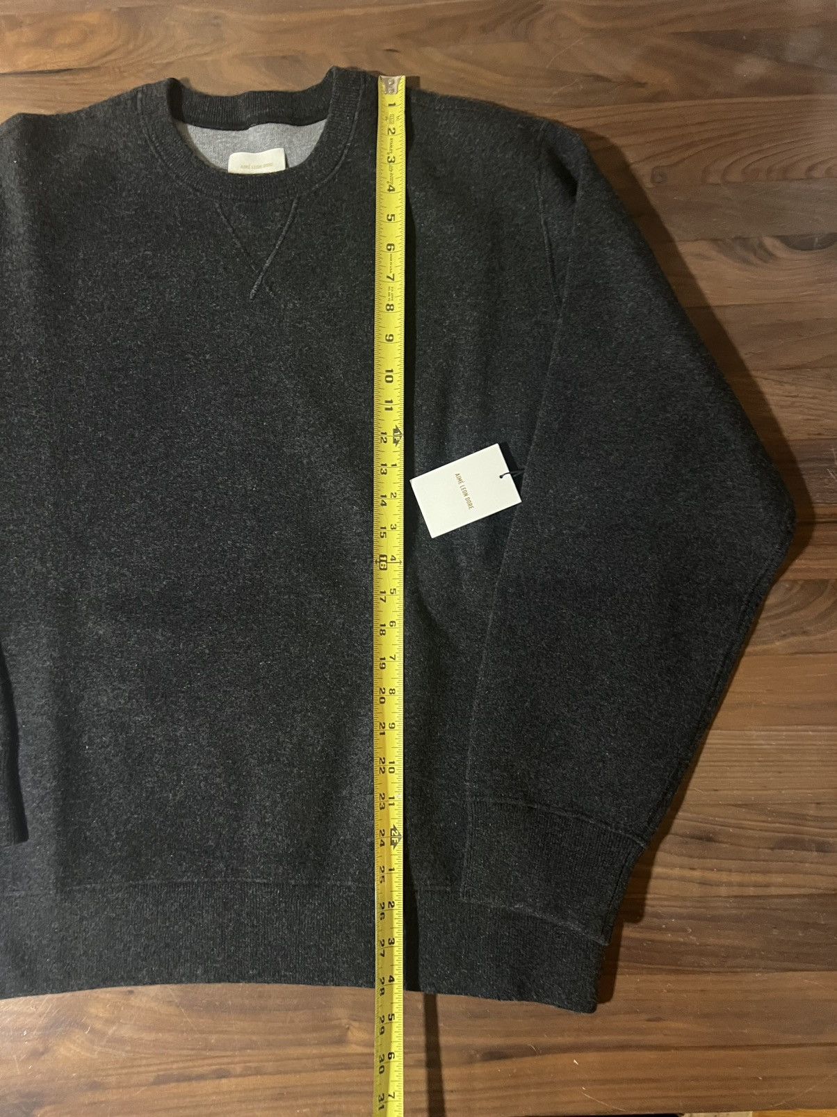Aime Leon Dore Aime Leon Dore ALD Cashmere Crewneck Sweatshirt Charcoal XL Size US XL / EU 56 / 4 - 5 Thumbnail