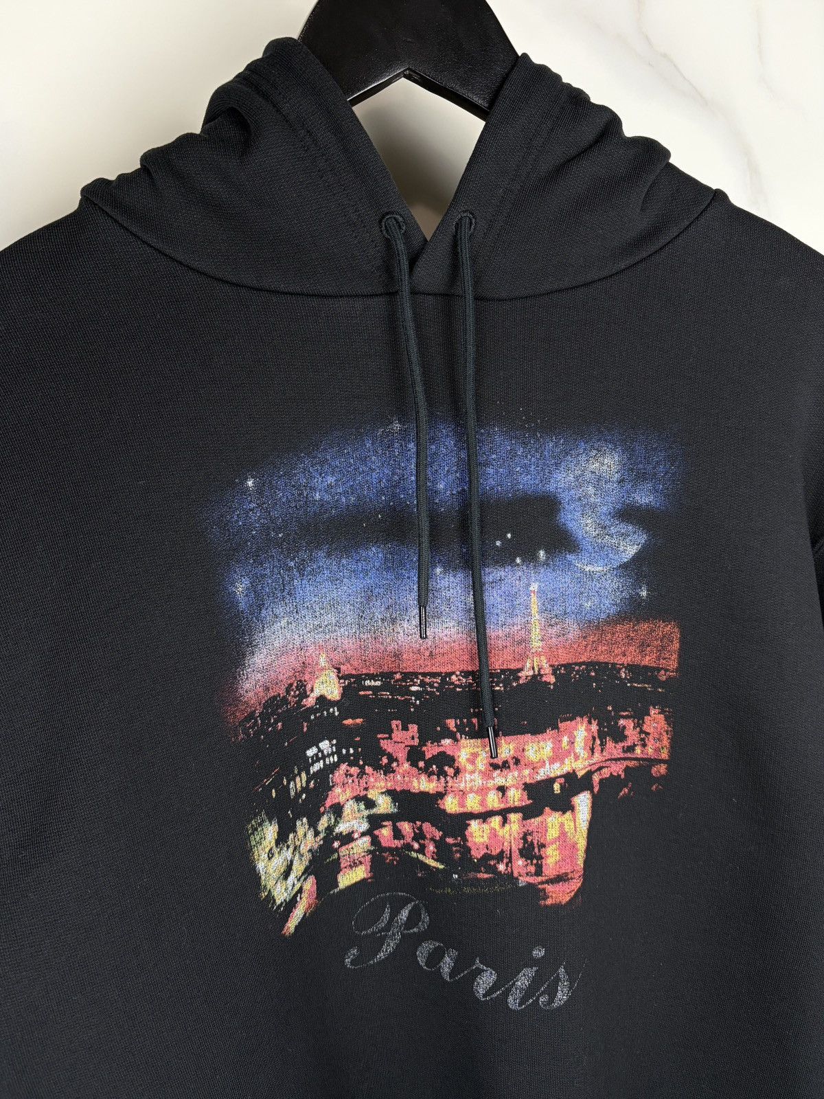 Balenciaga FW17 Balenciaga Paris Tourist Souvenir Hoodie Black Size US L / EU 52-54 / 3 - 2 Thumbnail