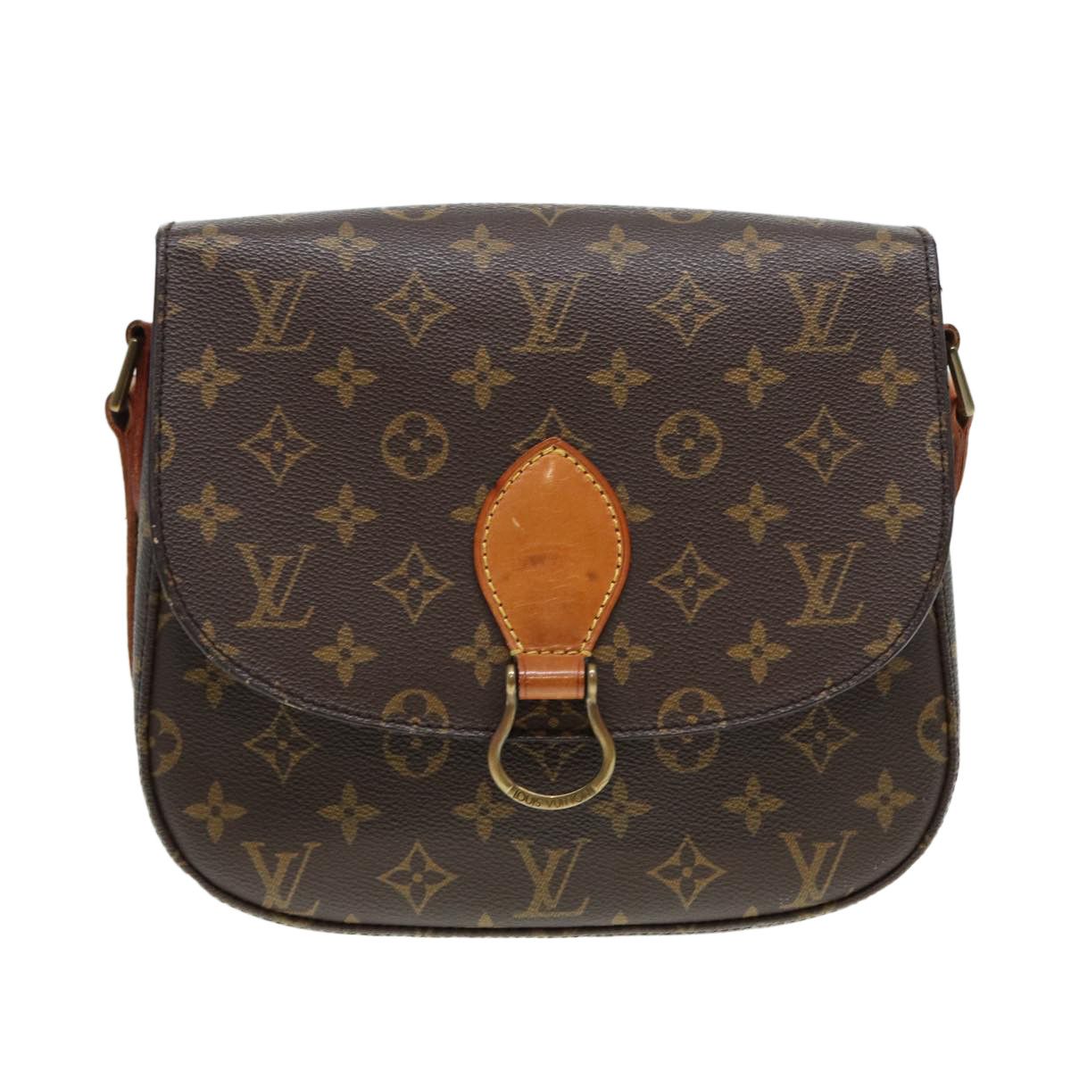 Louis Vuitton Saint Cloud Brown Canvas Shoulder Bag (Pre-Owned) Size ONE SIZE - 1 Thumbnail