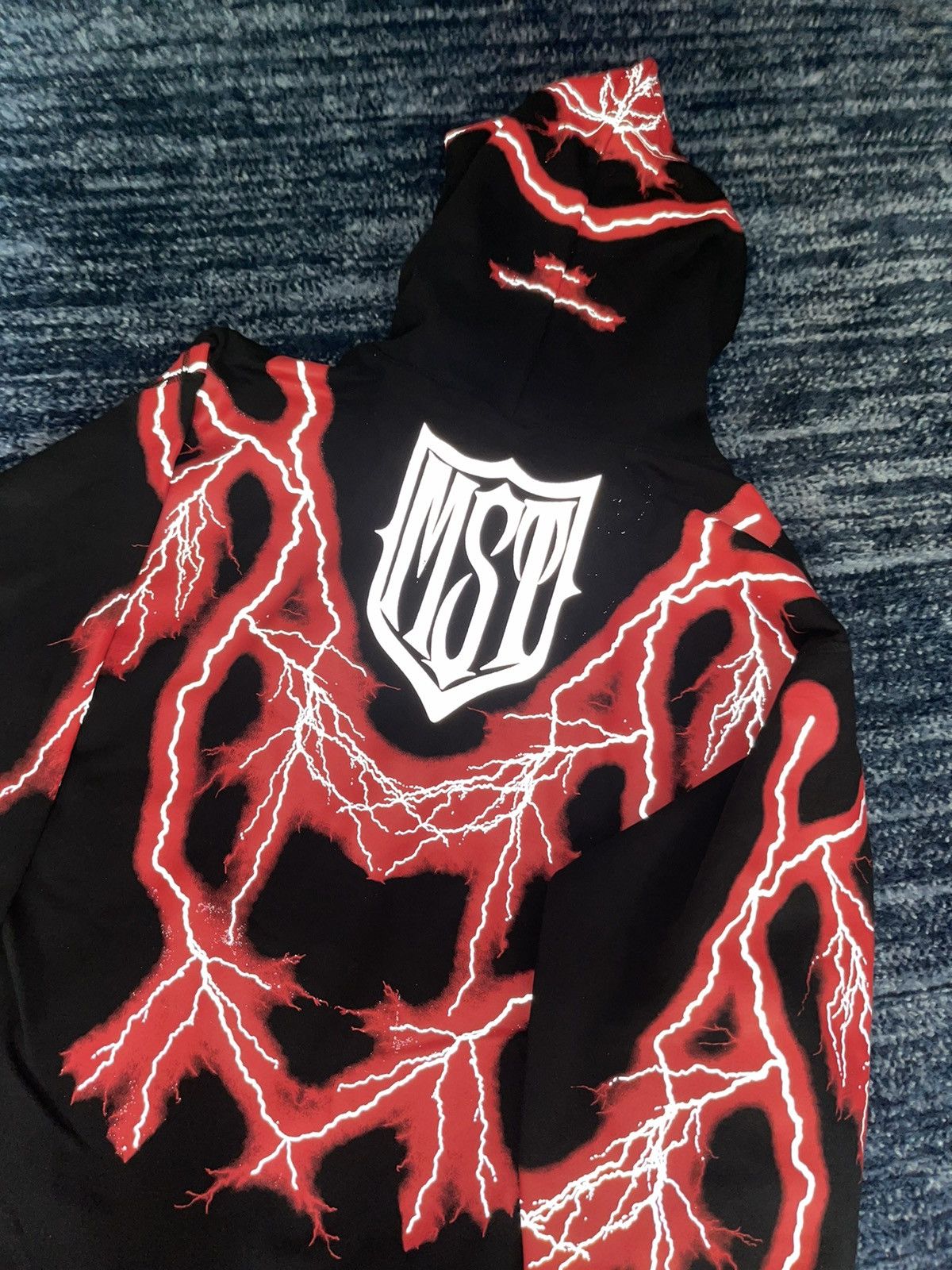 Missing Since Thursday Missing Since Thursday Red Lightning Hoodie Size US M / EU 48-50 / 2 - 2 Thumbnail