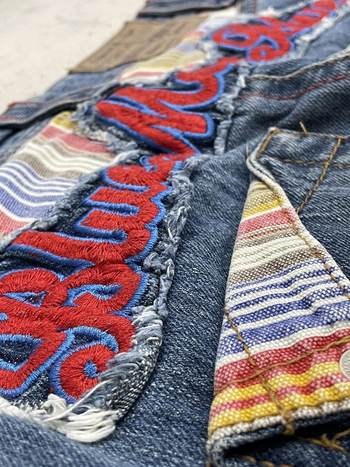 Hysteric Glamour Blue Moon Blue Embroidery Signature Design Surf Y2K Style Size US 28 / EU 44 - 17 Thumbnail