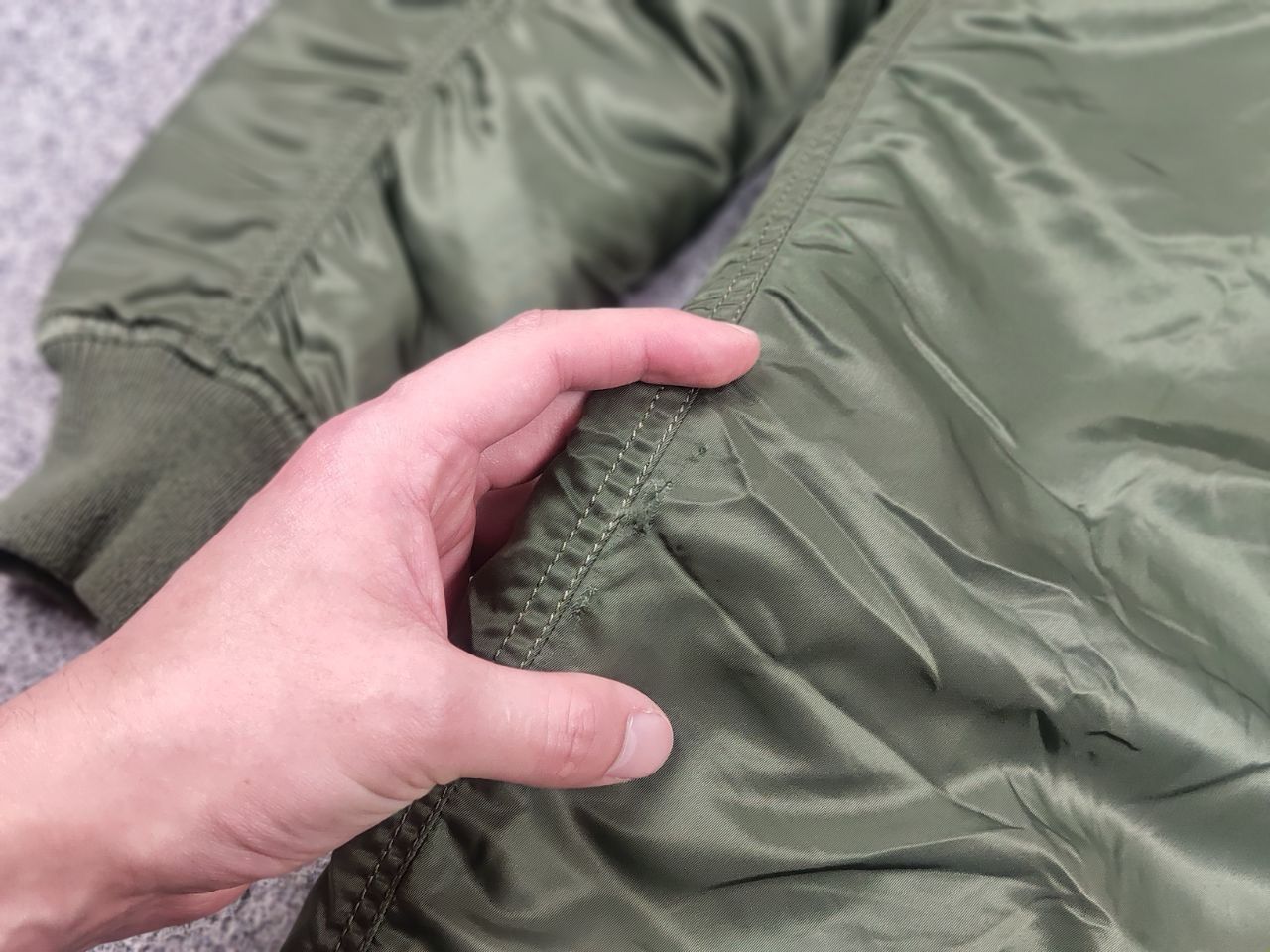 Alpha Industries Alpha Industries MA-1 Long green Military Bomber Jacket Size US M / EU 48-50 / 2 - 9 Thumbnail