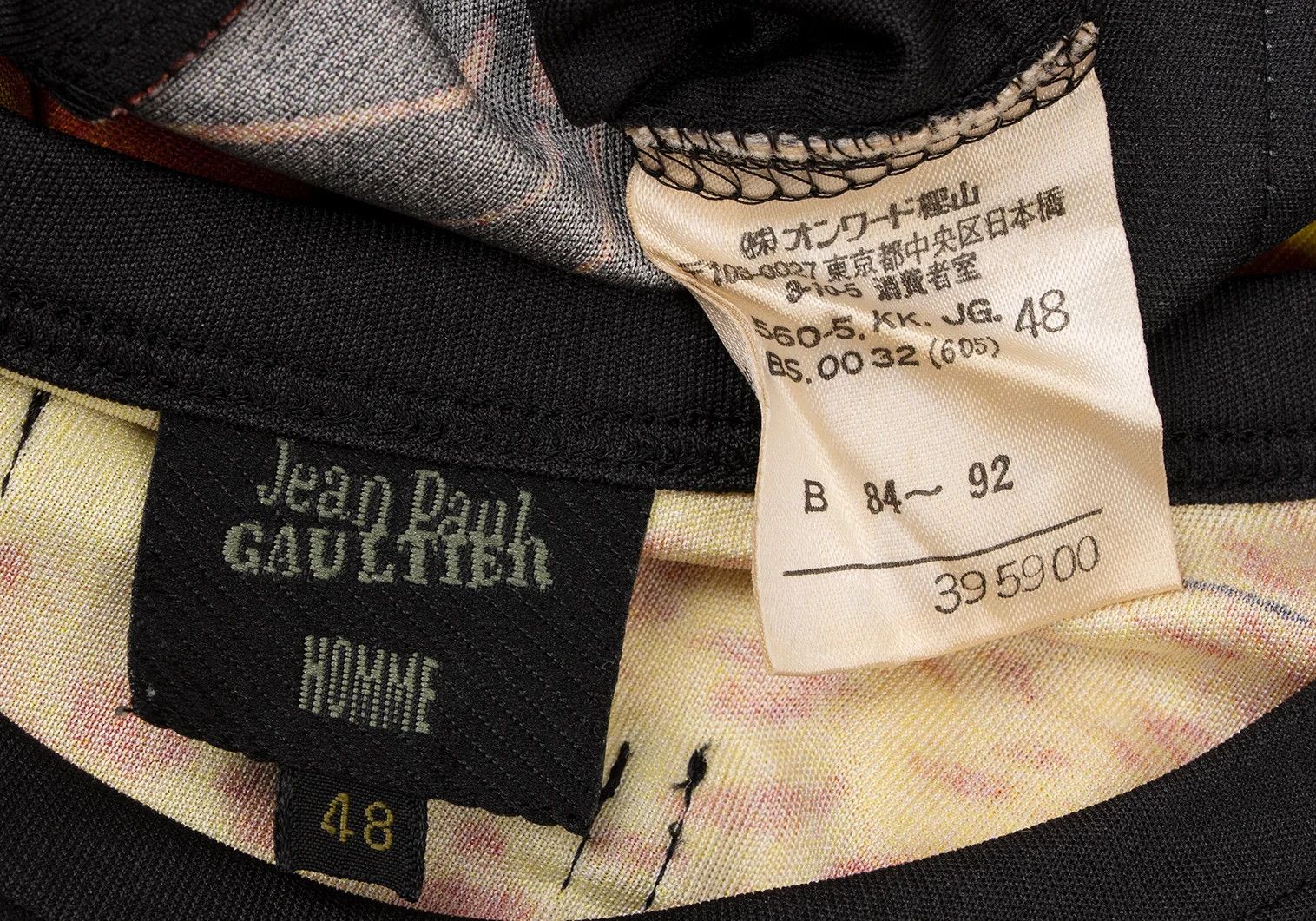 Jean Paul Gaultier Butterfly Print Top in Black, Red, and Yellow Size 48 Size US M / EU 48-50 / 2 - 12 Thumbnail