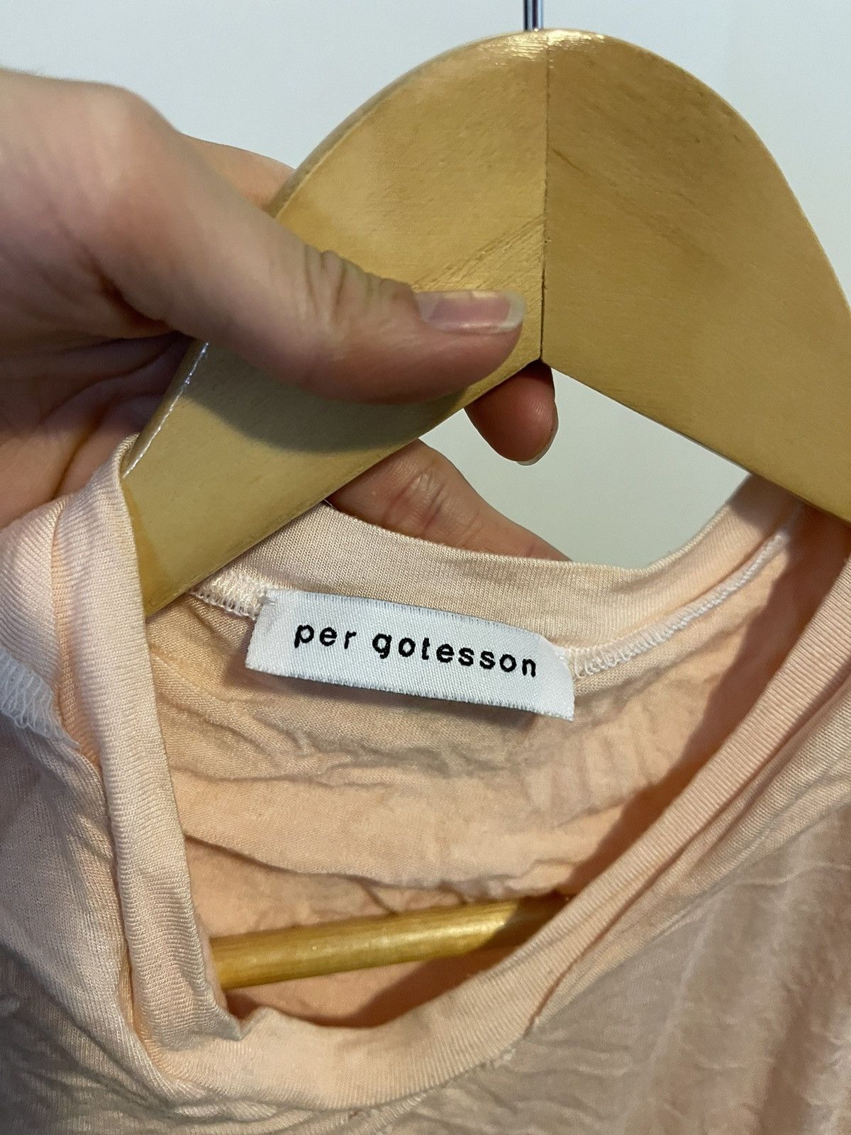 Per Gotesson Per gotesson enzyme wash bias shirt Size US M / EU 48-50 / 2 - 3 Thumbnail