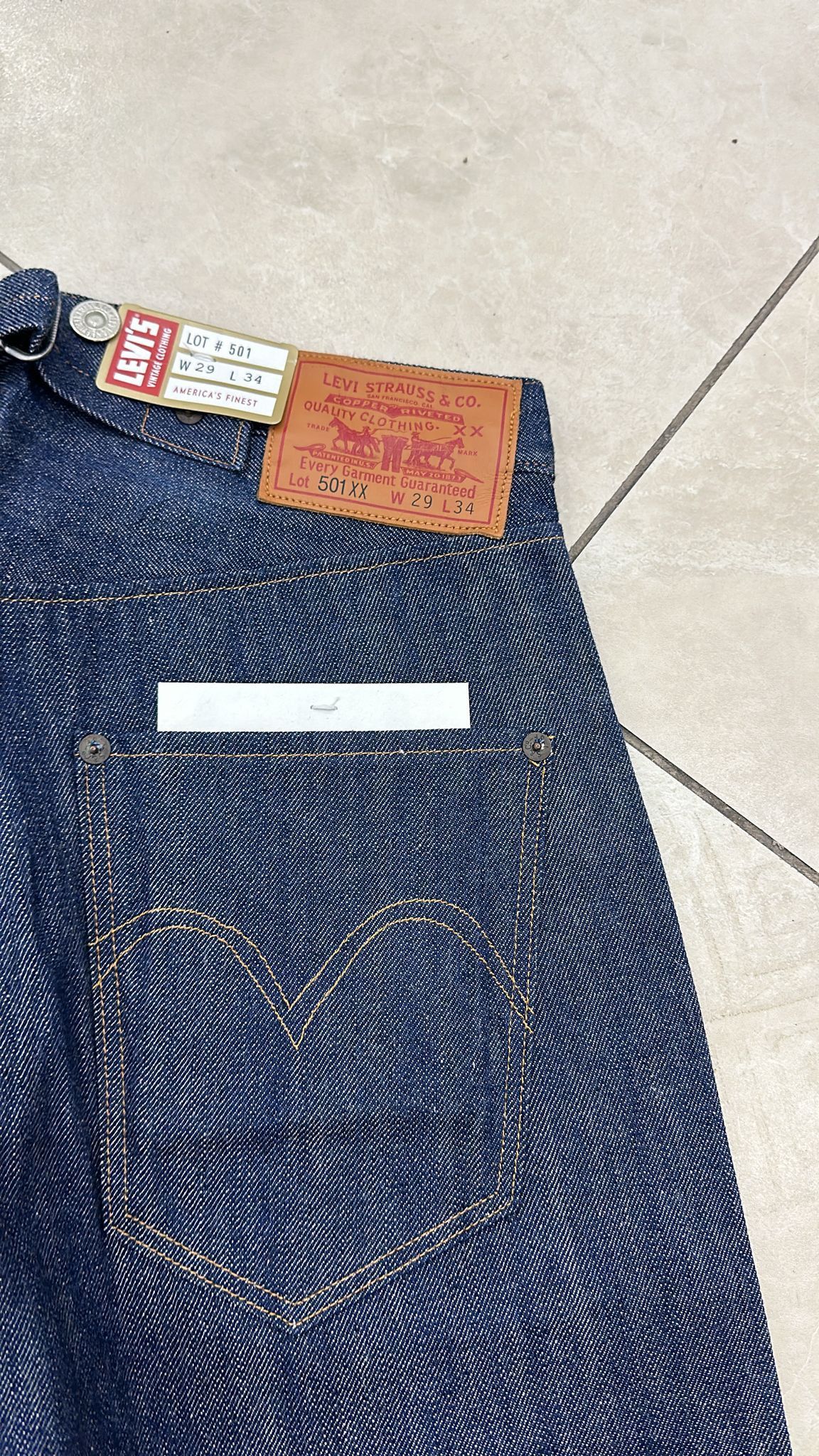 Levi's Vintage Clothing LVC Levi's Vintage Clothing 1890 501XX BigE Selvedge Jeans Size US 29 - 4 Thumbnail