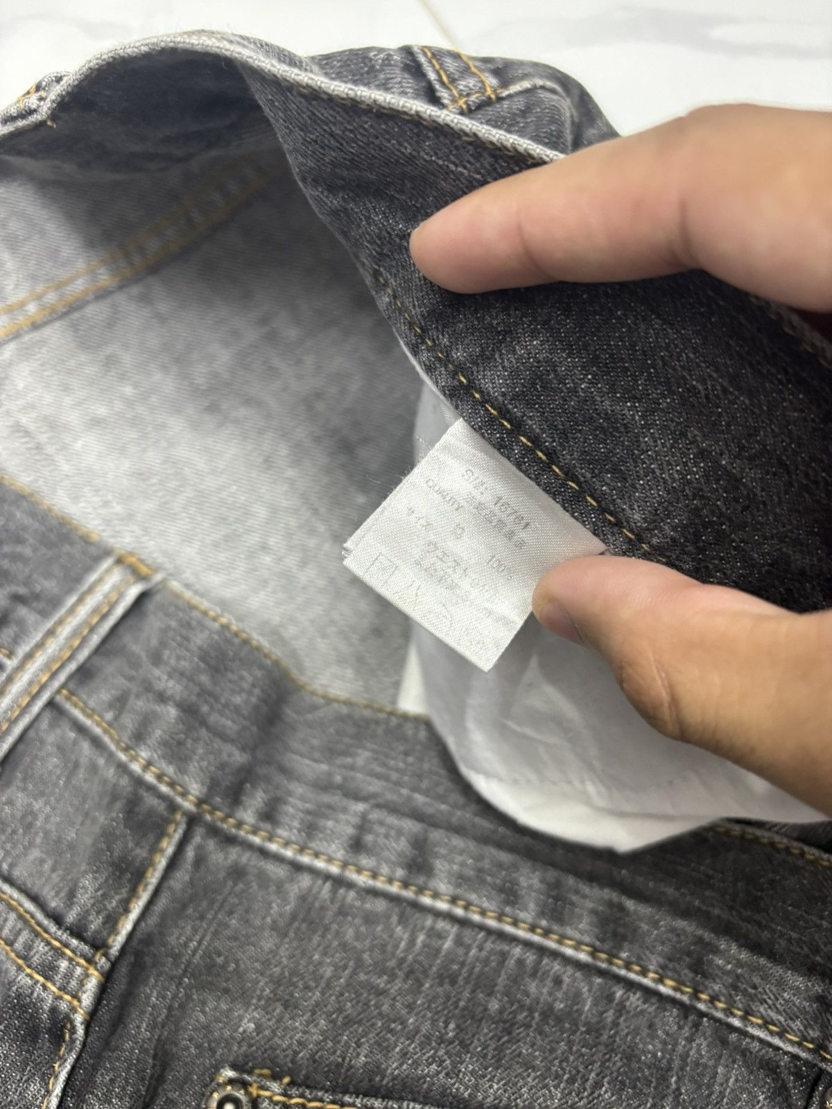 If Six Was Nine 🔥BAGGY JEANS POEM LIKE CDG JUNYA WATANABE I6W9 ANTFUI JEANS Size US 38 / EU 54 - 12 Thumbnail