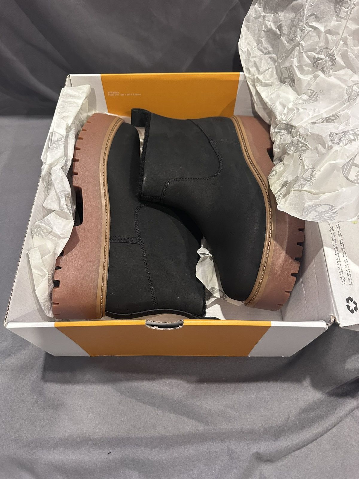 Timberland Timberland Stone Street Mid Warm Lined Boots Black Nubuck 11 Size US 11 / IT 41 - 3 Thumbnail